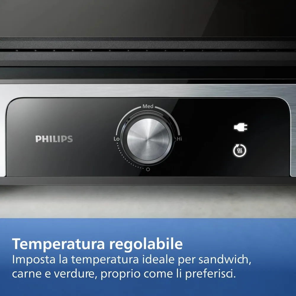 Philips 7000 Grill HD6301/90 Griglia Elettrica 2200W - immagine 6
