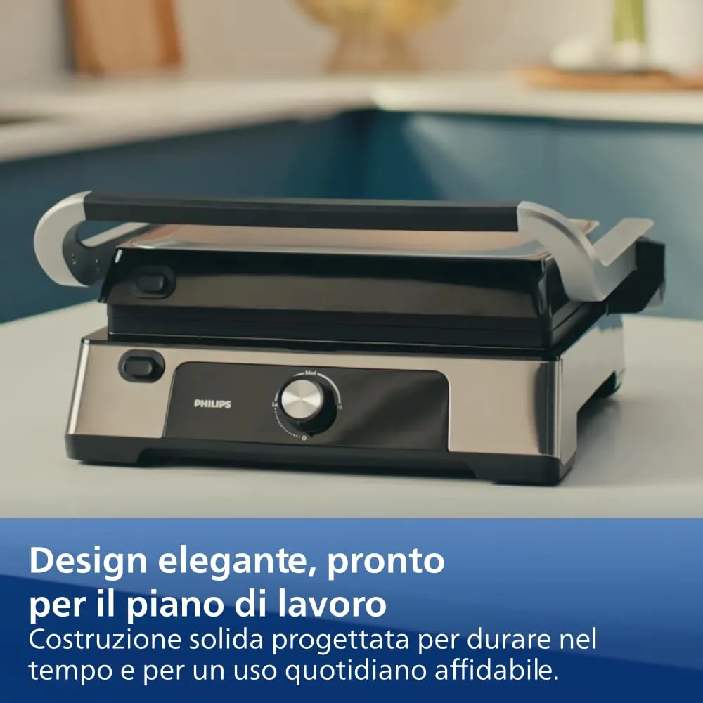 Philips 7000 Grill HD6301/90 Griglia Elettrica 2200W - immagine 11