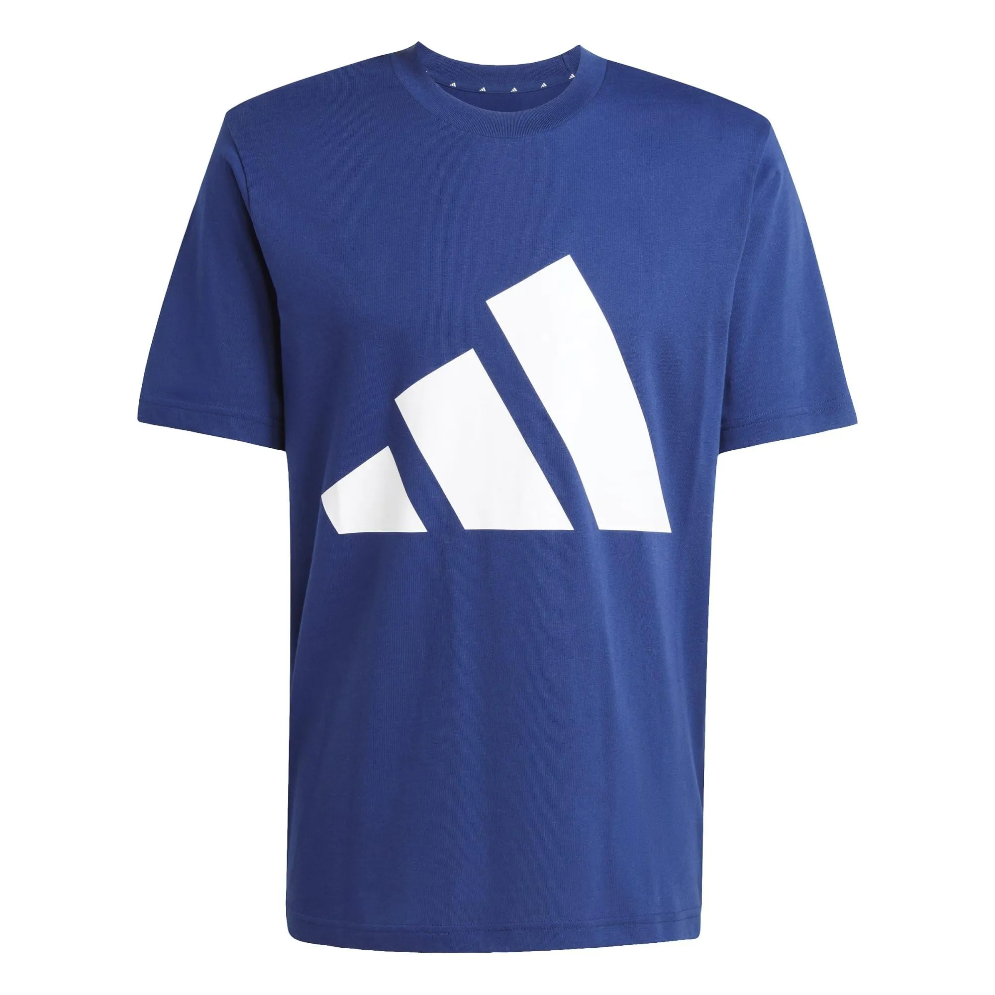 adidas Homme Essentials Big Logo Single Jersey Tee, Dark Blue/White, XS - immagine 1