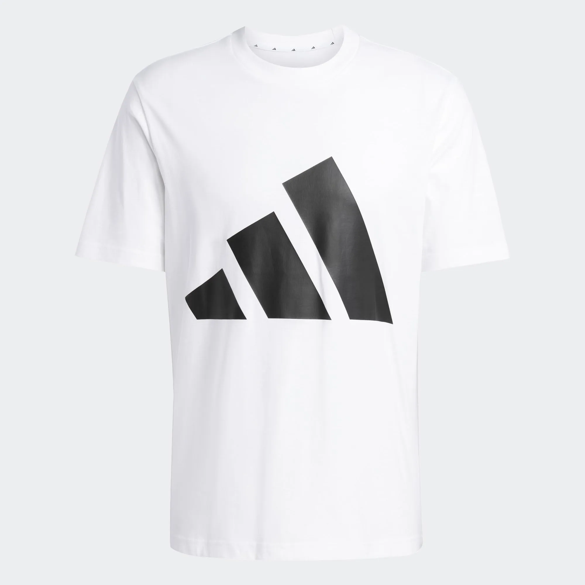 adidas Essentials Big Logo Single Jersey Shirt - White/Black - XS - immagine 4