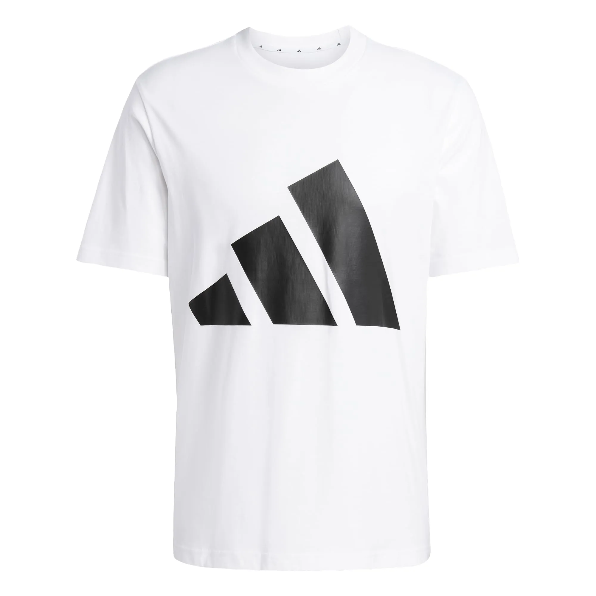 adidas Essentials Big Logo Single Jersey Shirt - White/Black, S - immagine 4