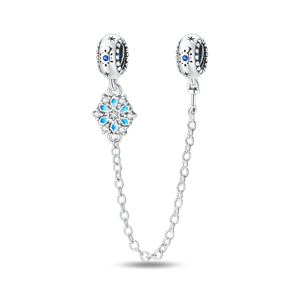 Pandach Bead Charm in Argento Sterling 925 con Cubic Zirconia per Braccialetti e Collane Europei - immagine 1