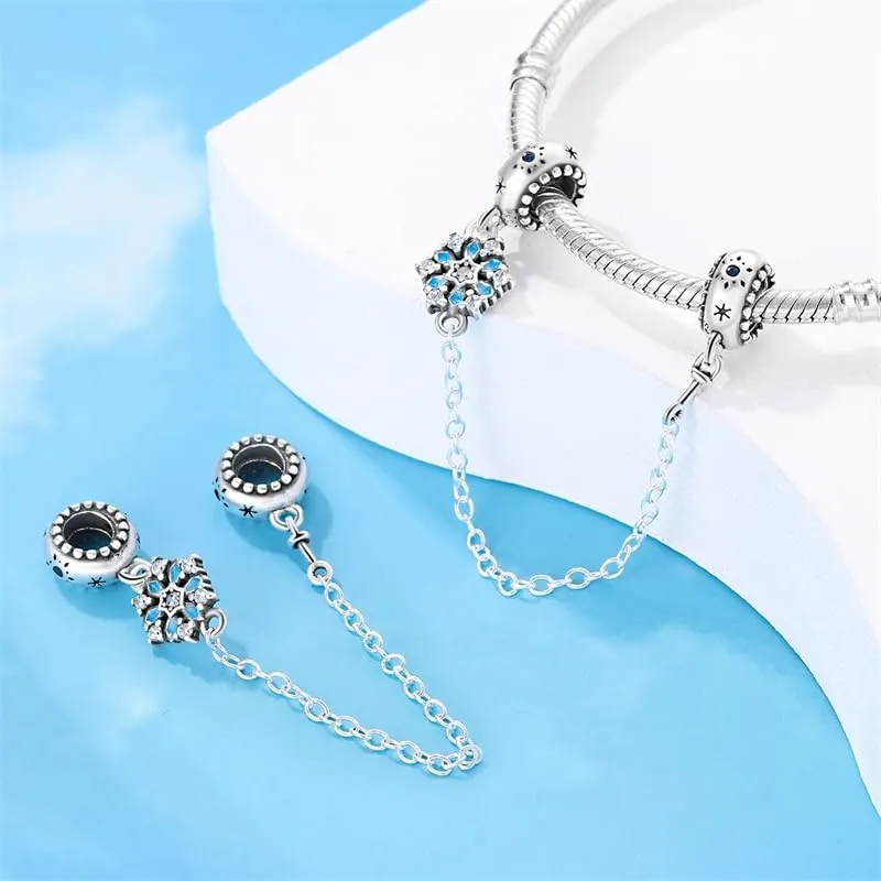 Pandach Bead Charm in Argento Sterling 925 con Cubic Zirconia per Braccialetti e Collane Europei - immagine 2