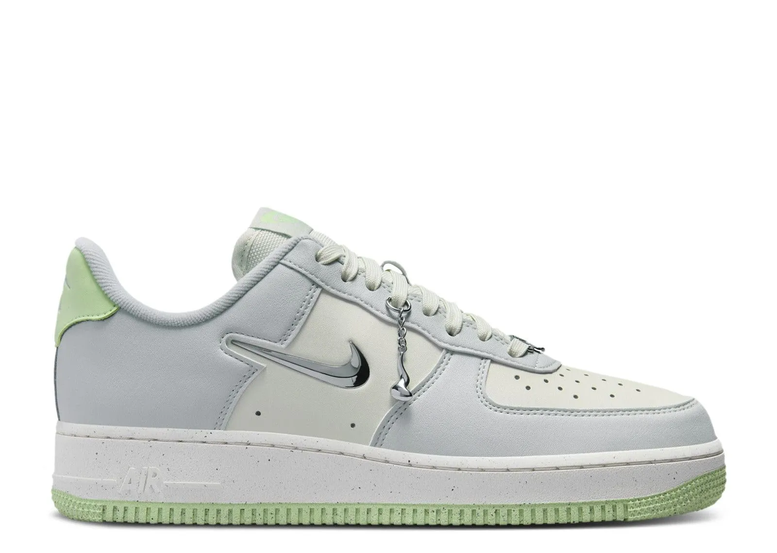 Nike Air Force 1 FN8540-001 Marine Glass Light Silver Sail Steam Green - immagine 1