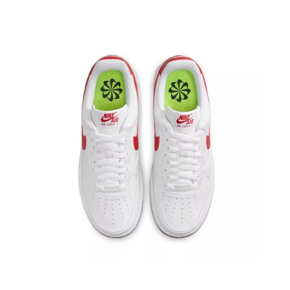 Nike Air Force 1 Low Women's Bianco Gym Red White-Volt 40.5 EU - immagine 3