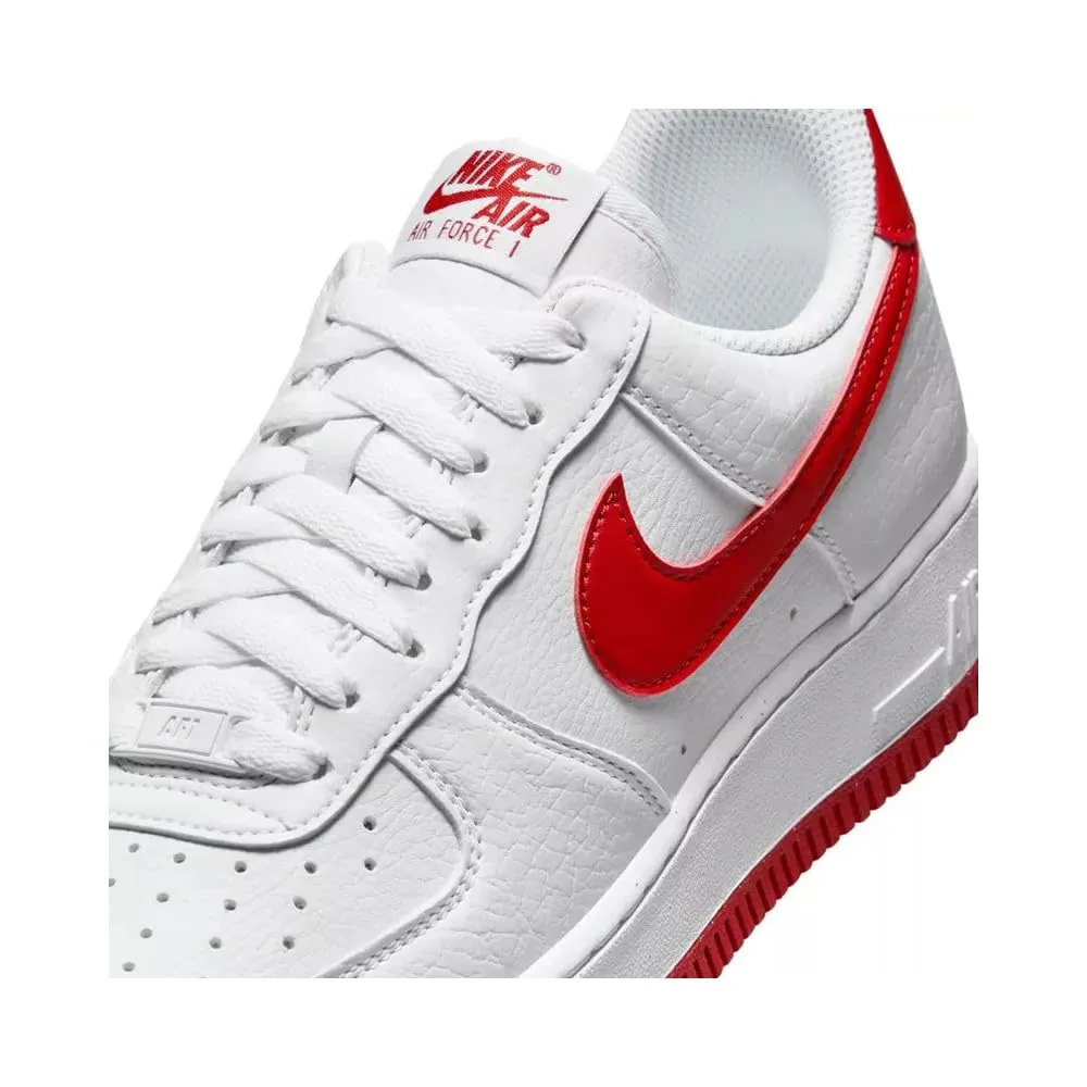 Nike Air Force 1 Low Women's Bianco Gym Red White-Volt 40.5 EU - immagine 6