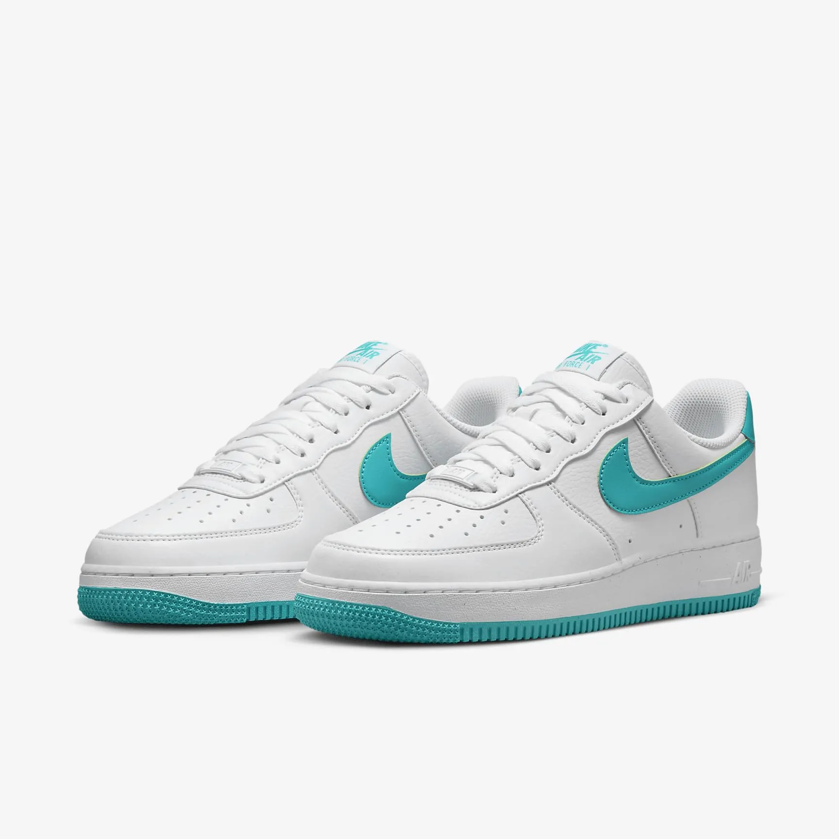 Nike Air Force 1 '07 Next Nature Women's Sneakers, White/Dusty Cactus-White-Volt, 38.5 EU - immagine 6