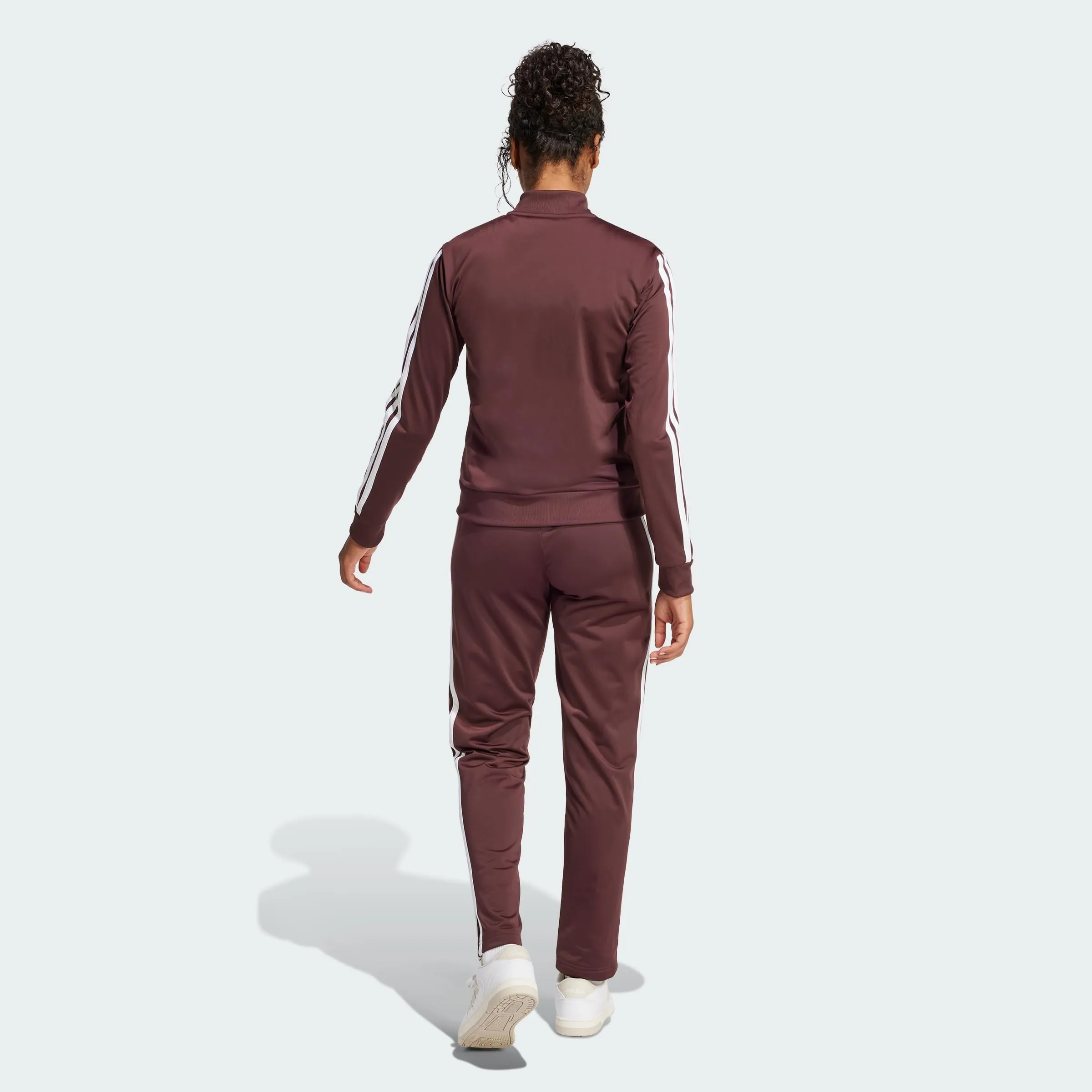 adidas Essentials 3-Stripes Tracksuit, Aurora Ruby, S - immagine 4