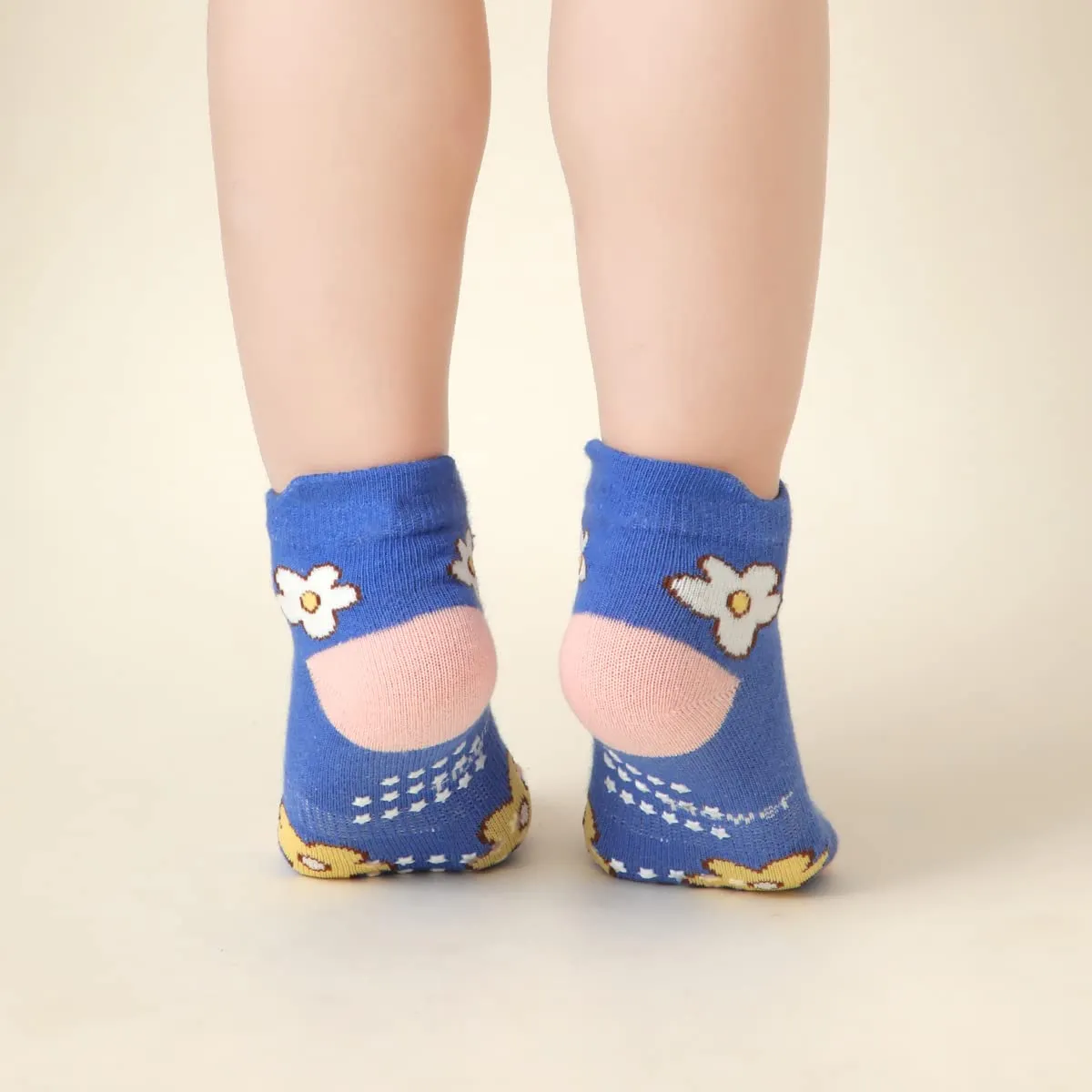 HaimoBurg Calze Antiscivolo in Cotone per Bambini, 12 Paia, 1-5 Anni - immagine 3