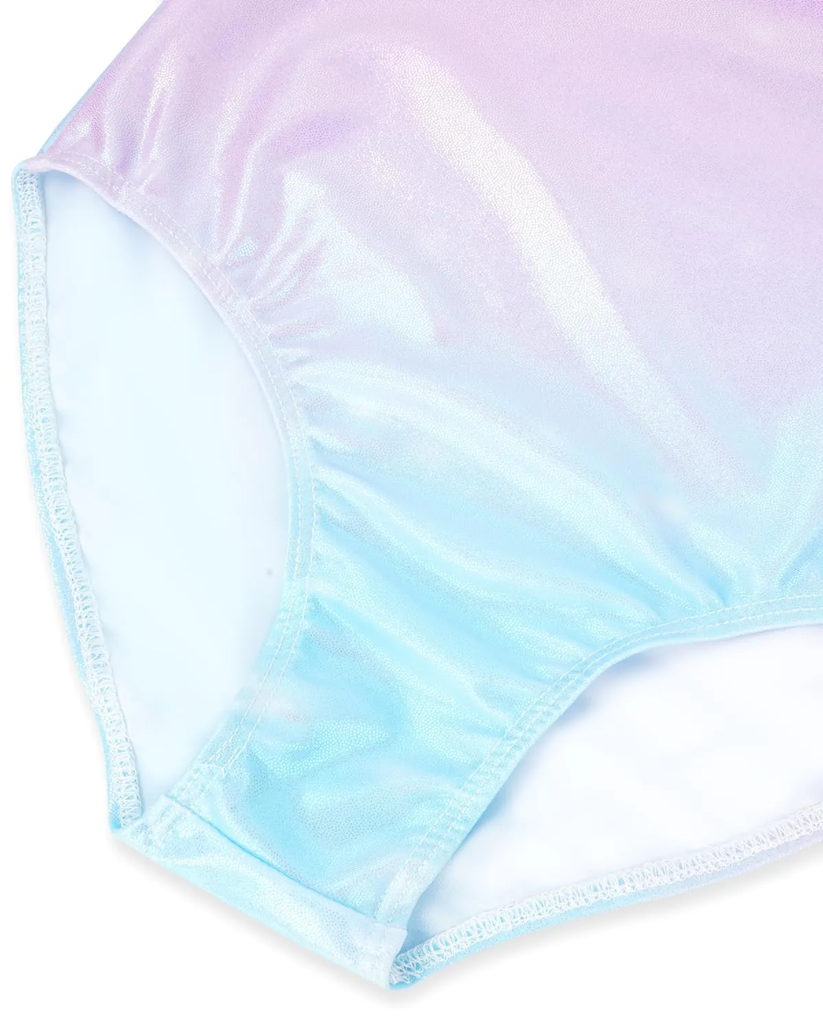 Gogokids Set da ginnastica per bambina, 3 pezzi, body senza maniche, pantaloncini e fascia per capelli, Rosa - immagine 4
