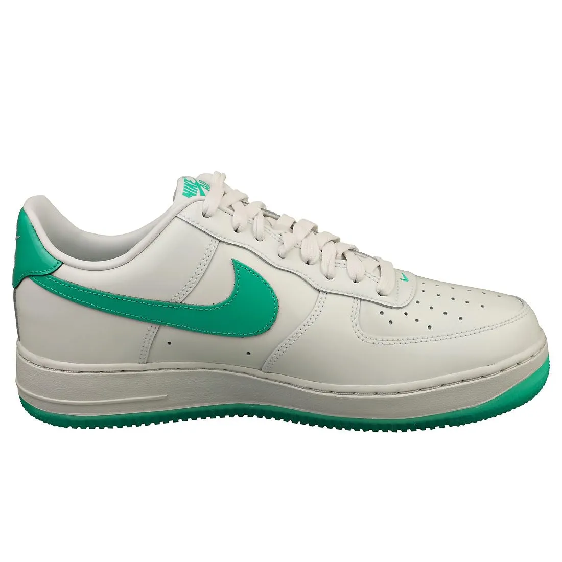 Nike Air Force 1 '07 PRM - Scarpe da uomo, Verde/Bianco, 45 EU - immagine 6