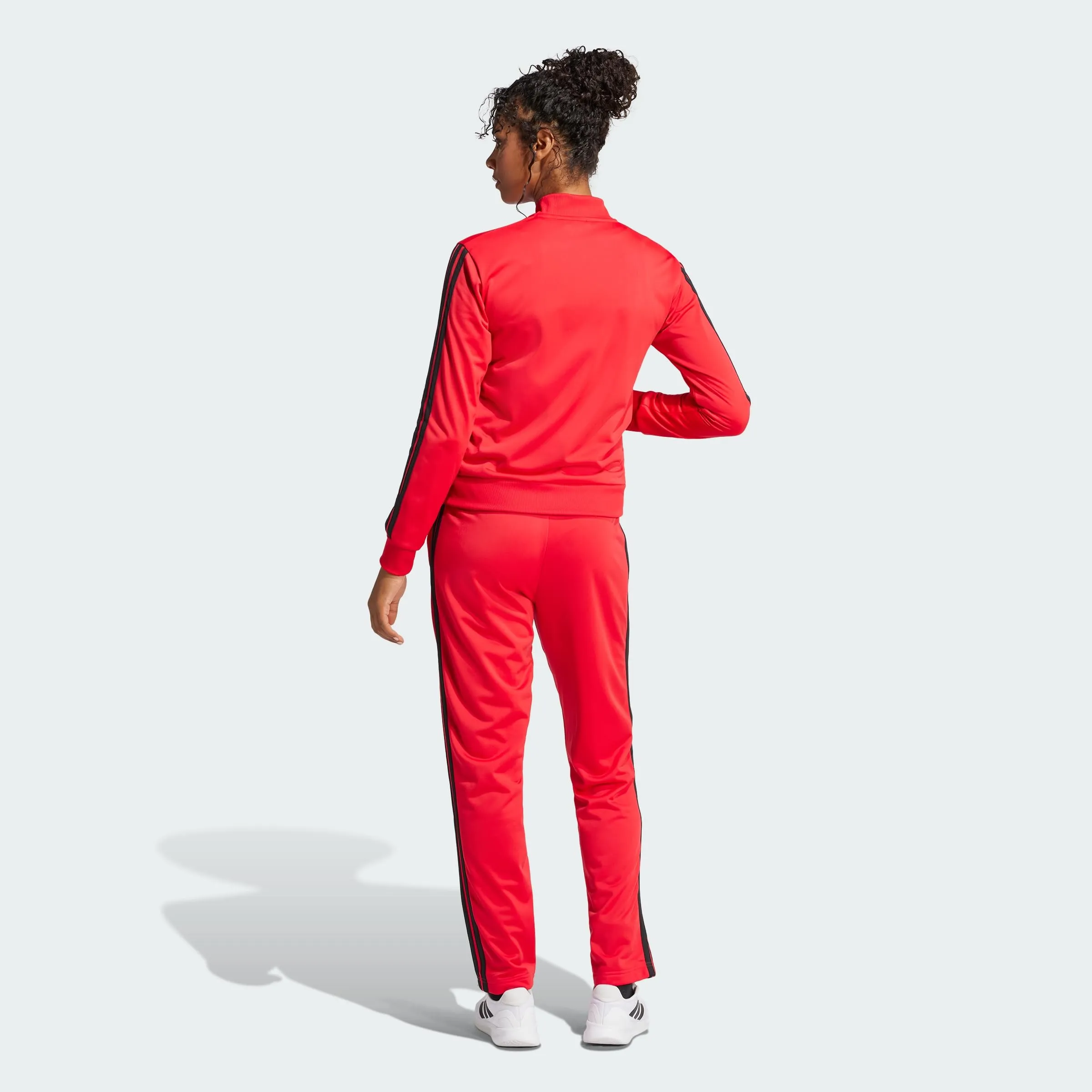 adidas Essentials 3-Stripes Tracksuit, Pure Ruby, XL - immagine 4