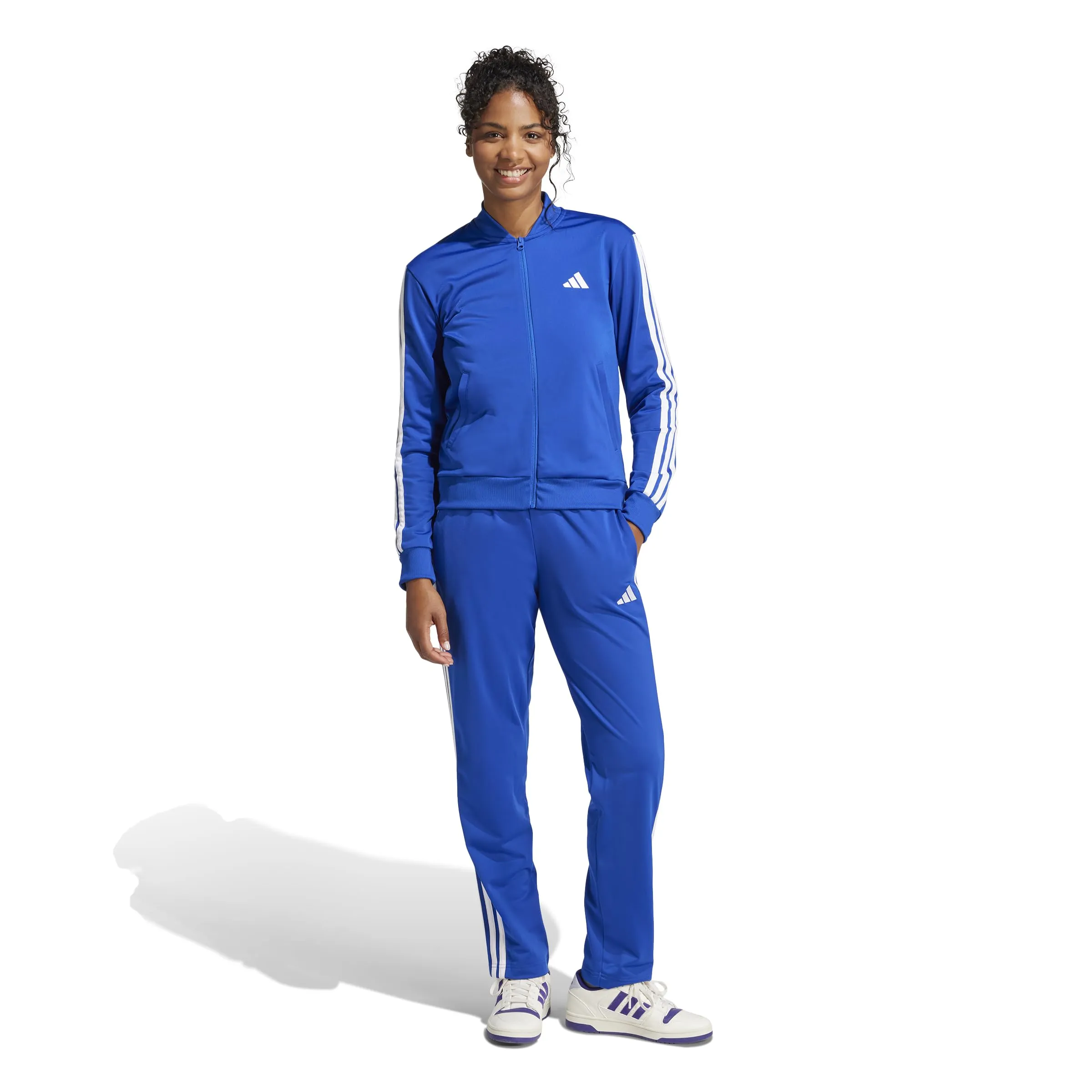 adidas Essentials 3-Stripes Tracksuit, Team Royal Blue, XS - immagine 3