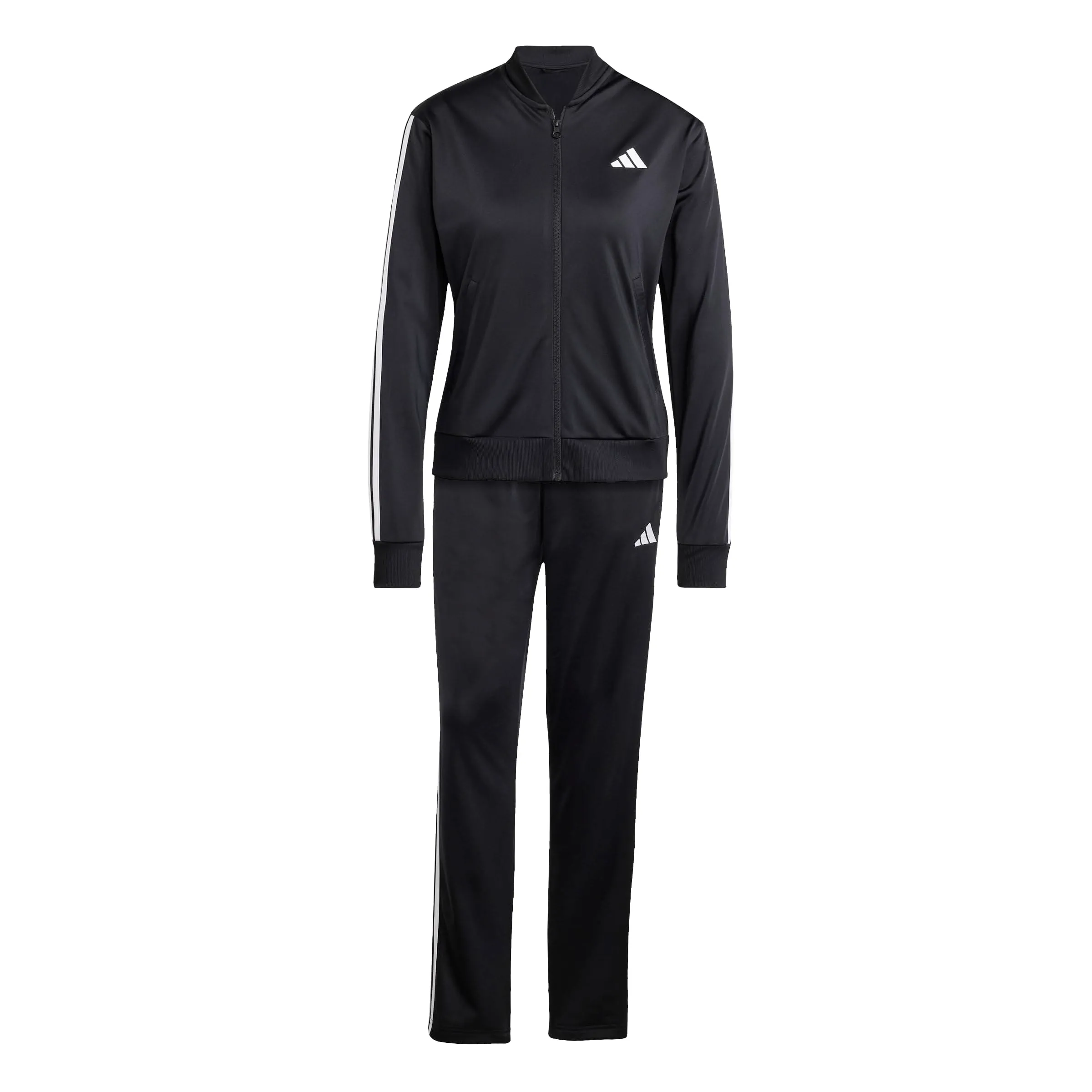 adidas Donna Essentials 3-Stripes Track Suit, Black, L - immagine 1
