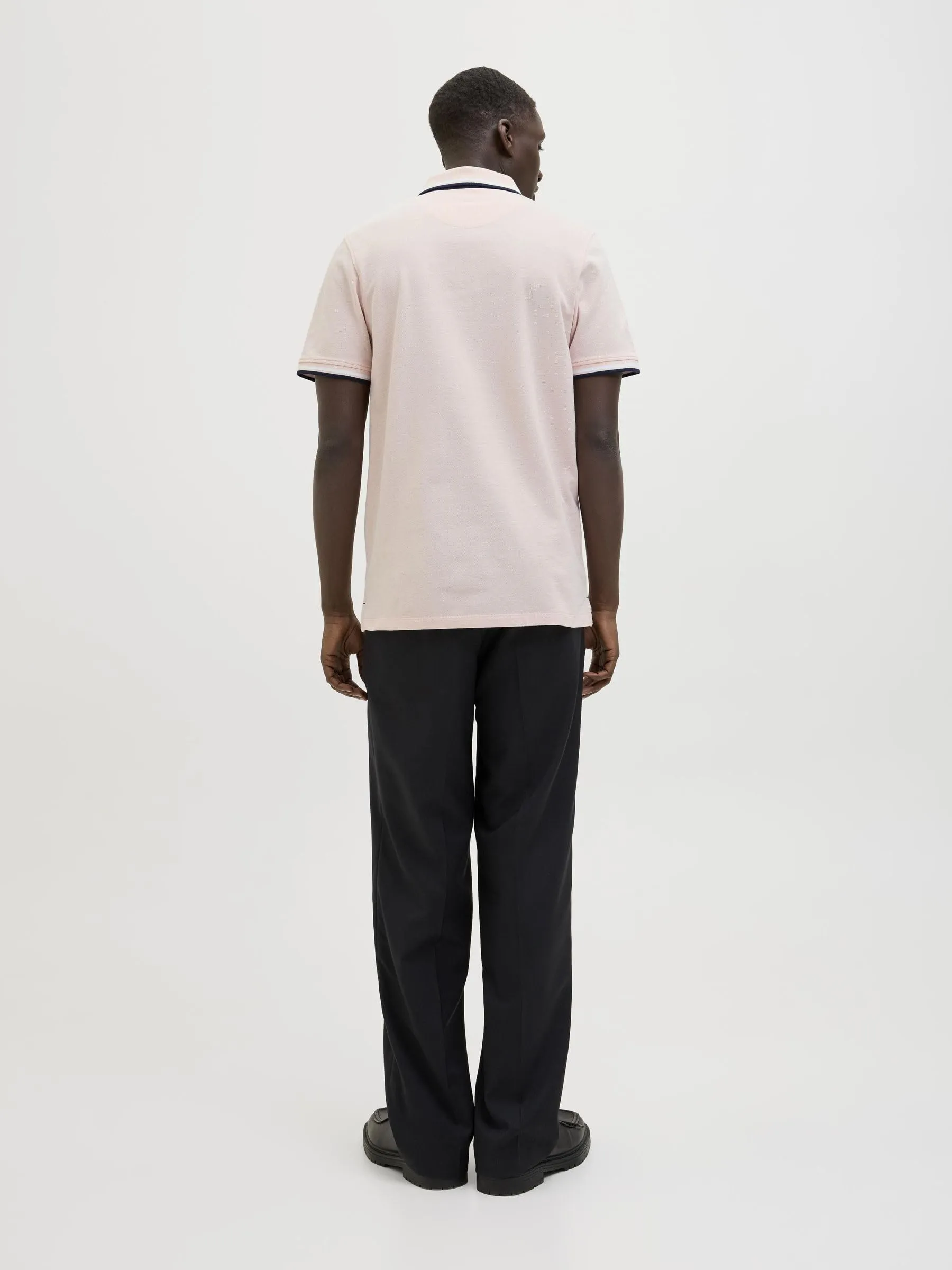 Jack & Jones Jjepaulos Polo Shirt, Peach Parfait, Large - immagine 3