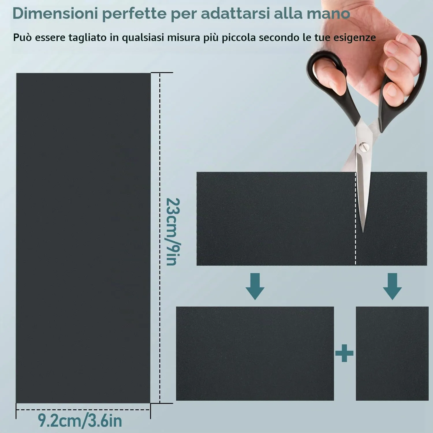 auriikoop Carta Vetrata Umida e Asciutta 23 x 9 cm, Grana 400-3000, 45 Fogli - immagine 6
