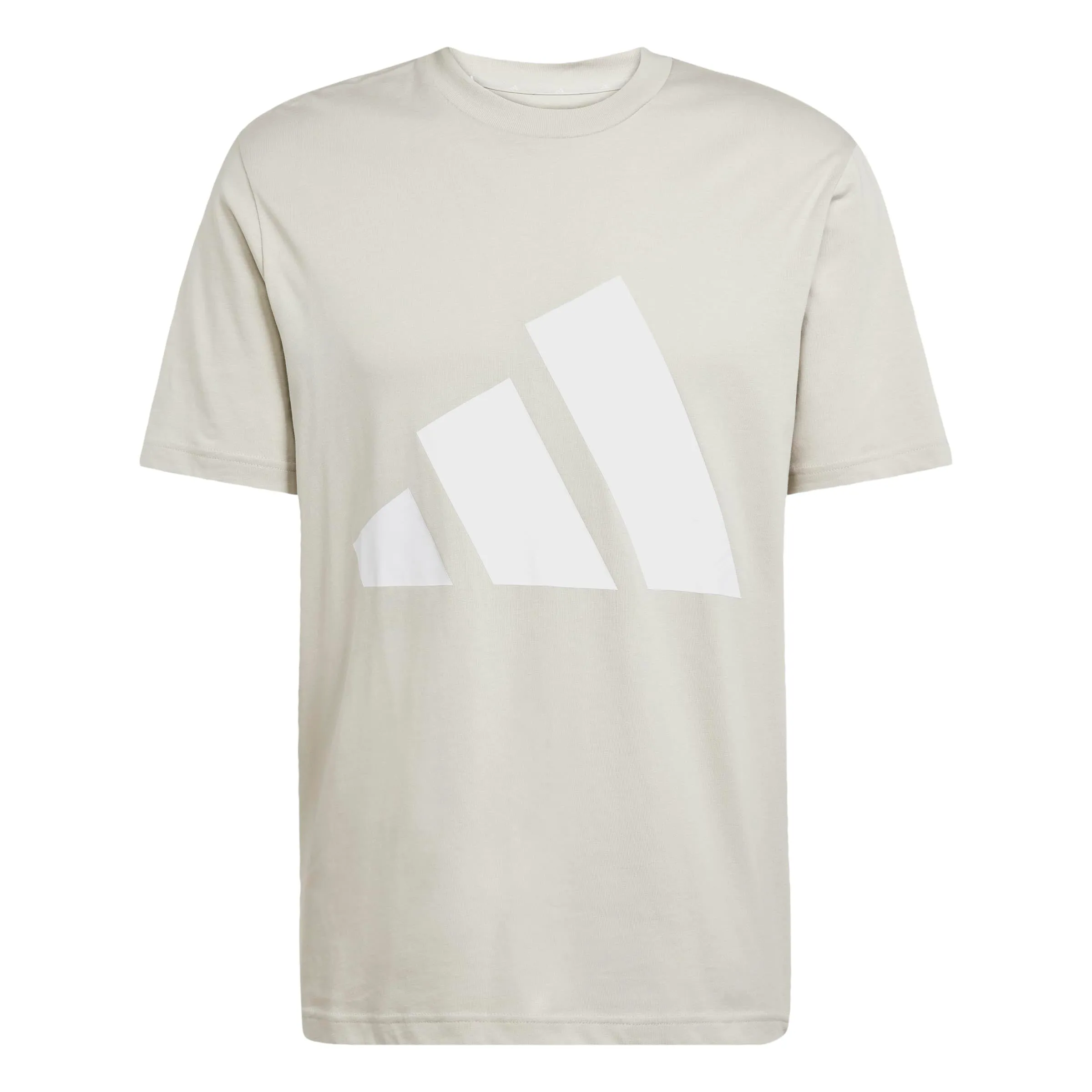 Adidas Homme Essentials Big Logo Single Jersey Tee, Wonder Alumina/White, L - immagine 1