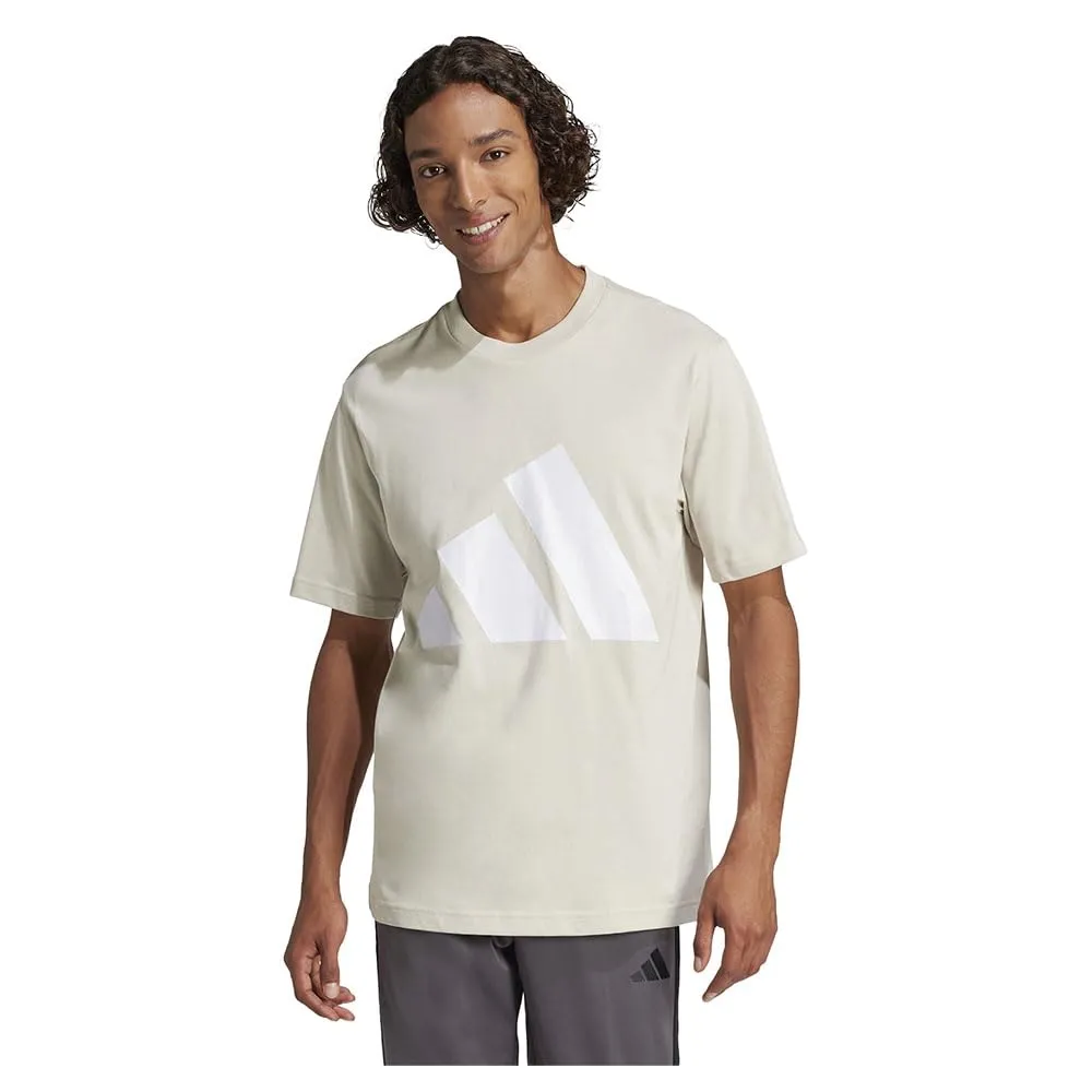 Adidas Homme Essentials Big Logo Single Jersey Tee - Wonder Alumina/White - M - immagine 3
