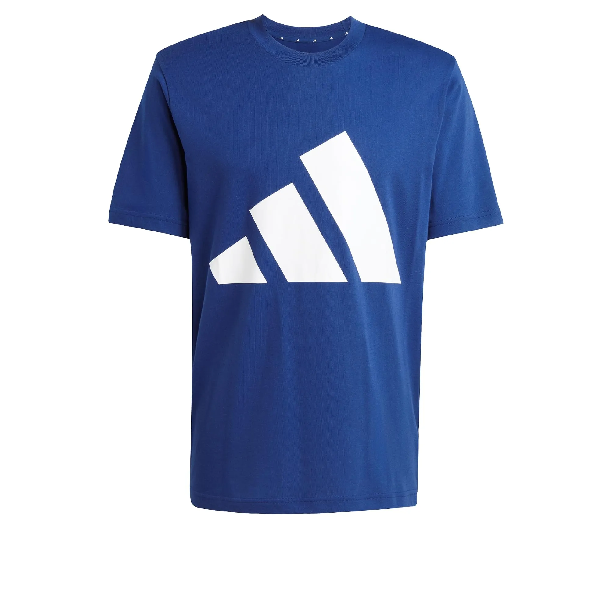 adidas Homme Essentials Big Logo Single Jersey Tee - Dark Blue/White, M - immagine 5