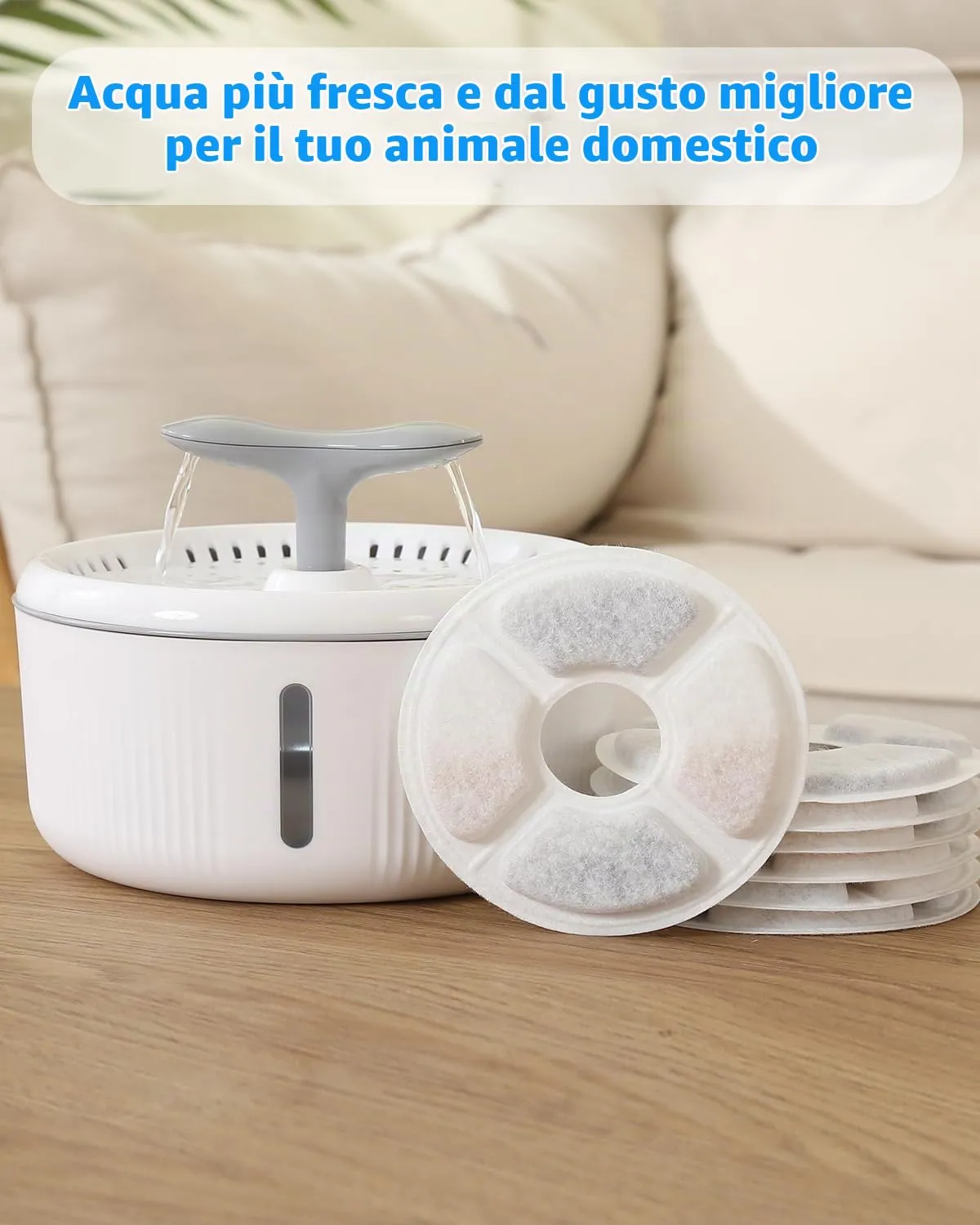 PewinGo Filtri Ricambio per Fontanella Gatti, 6 Pezzi per Fontane 2-2,5L - immagine 6