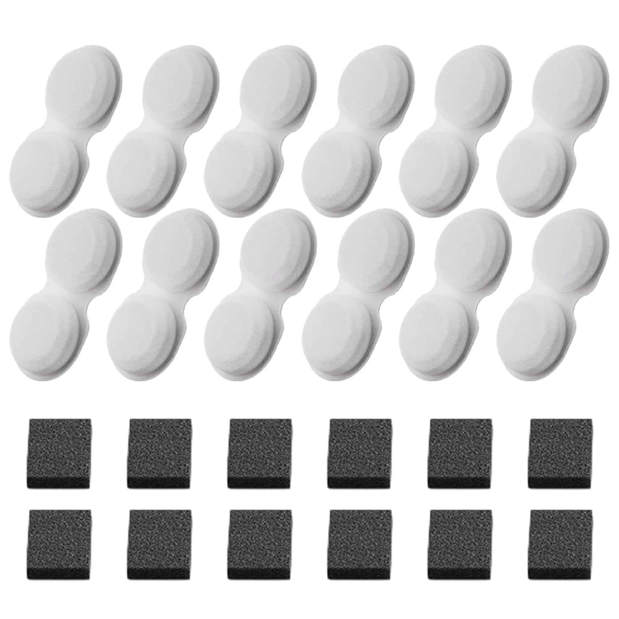 Dctrod Filtri per Fontanella Gatti, 12 Filtri a Carbone e 12 Spugne, Set per 6 Mesi di Utilizzo - immagine 1