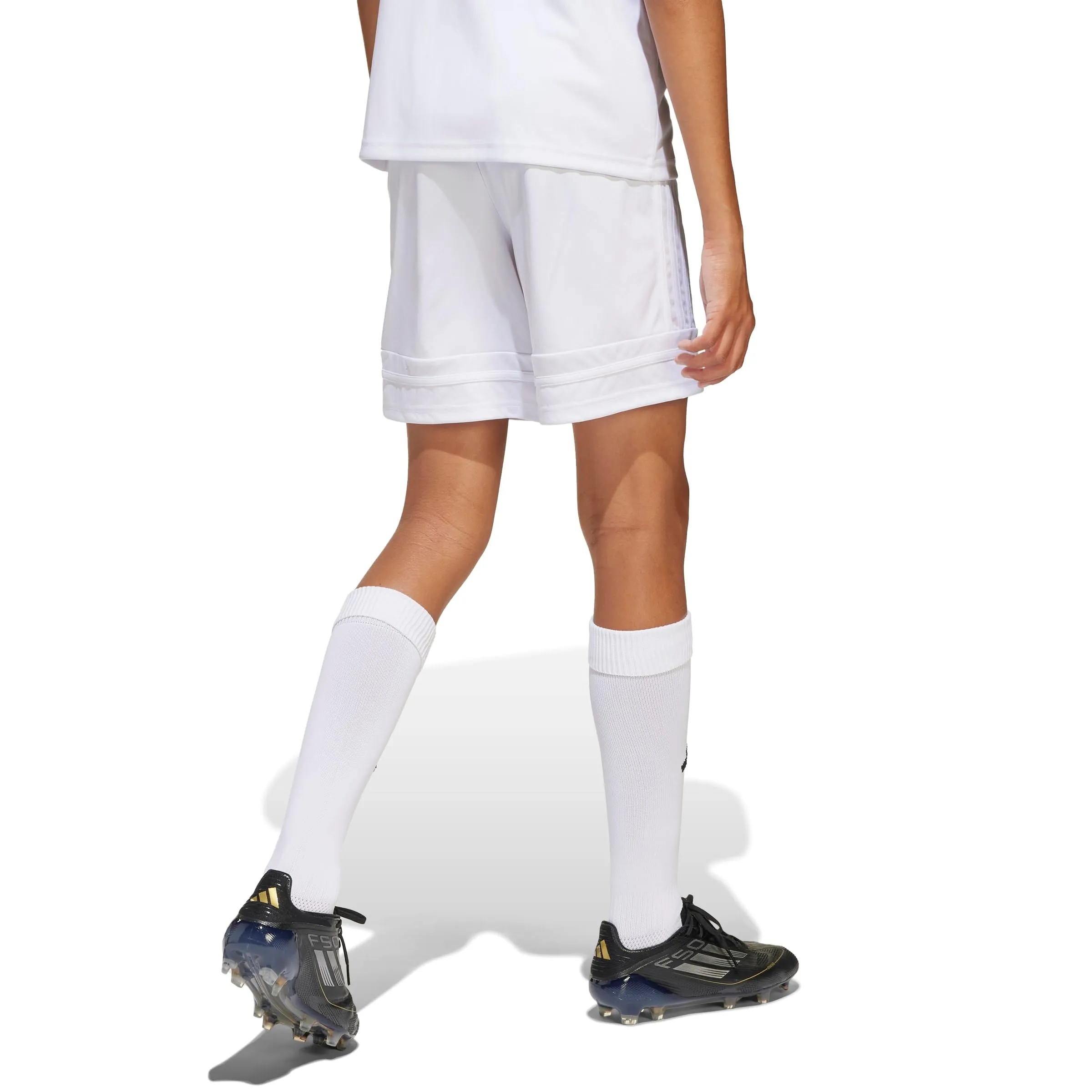 adidas Squadra 25 Shorts Kids, White/White/Black - immagine 2