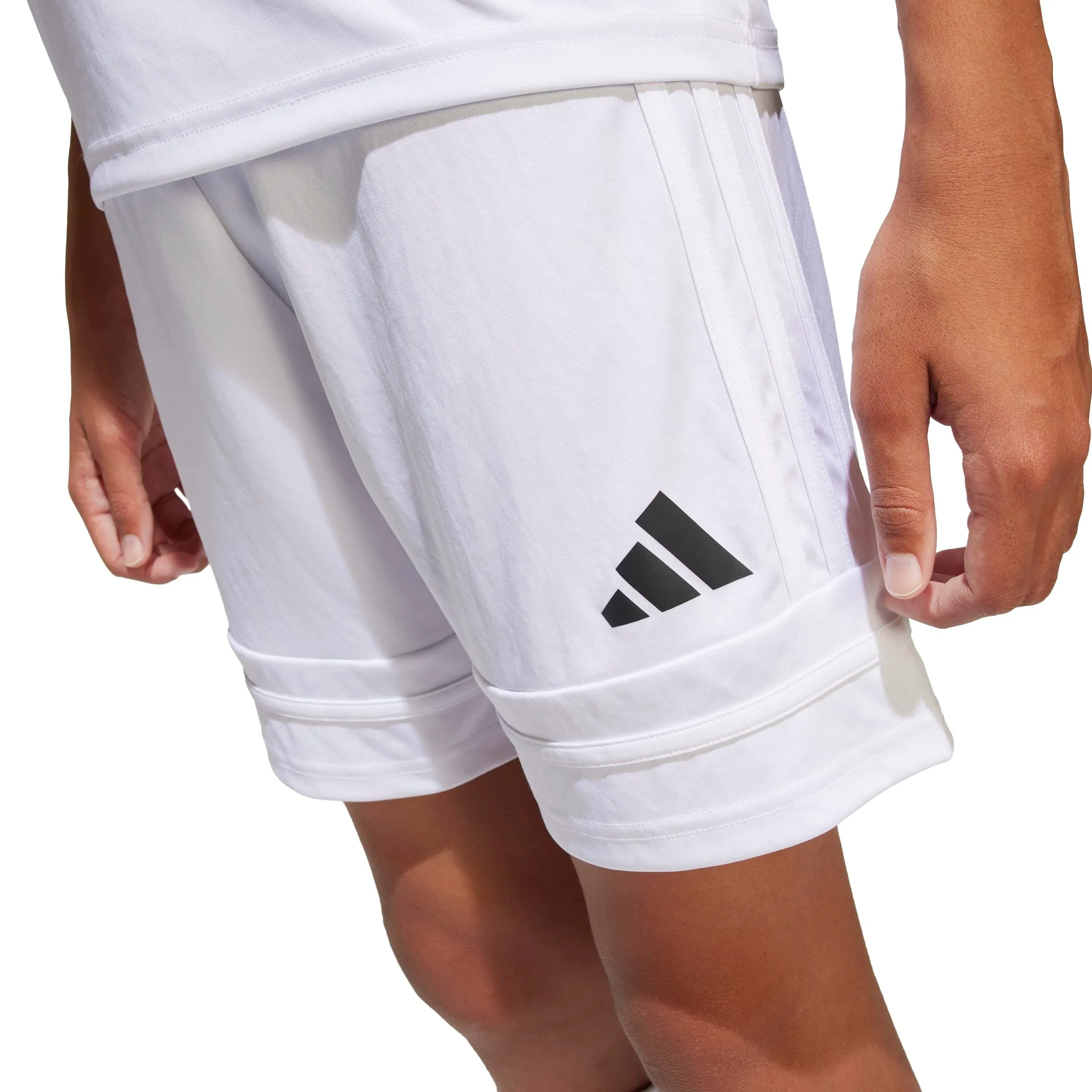 adidas Squadra 25 Shorts Kids, White/White/Black - immagine 5
