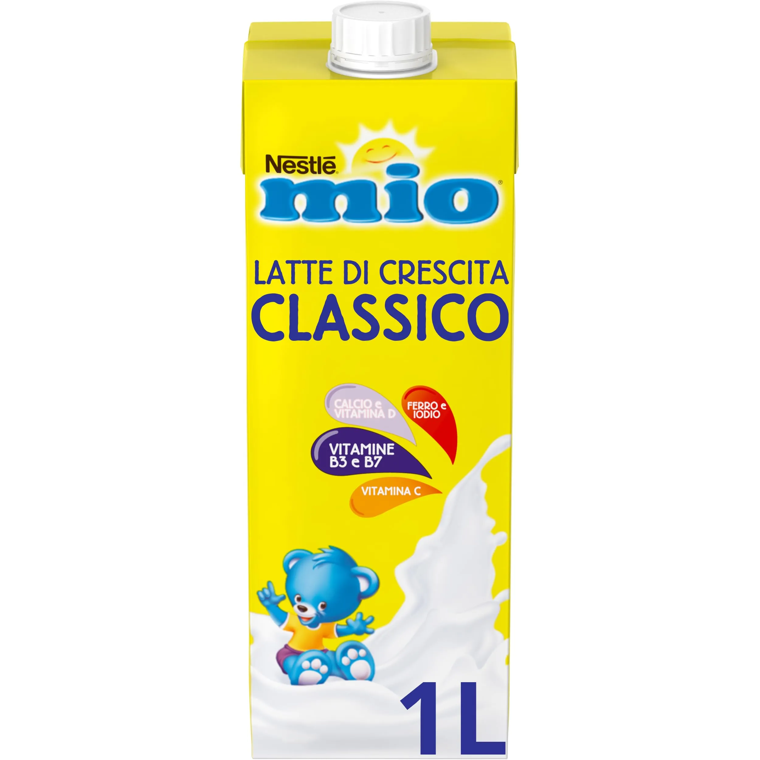 Nestlé MIO Latte di Crescita Liquido Classico 1-3 anni, 8 x 1L - immagine 1