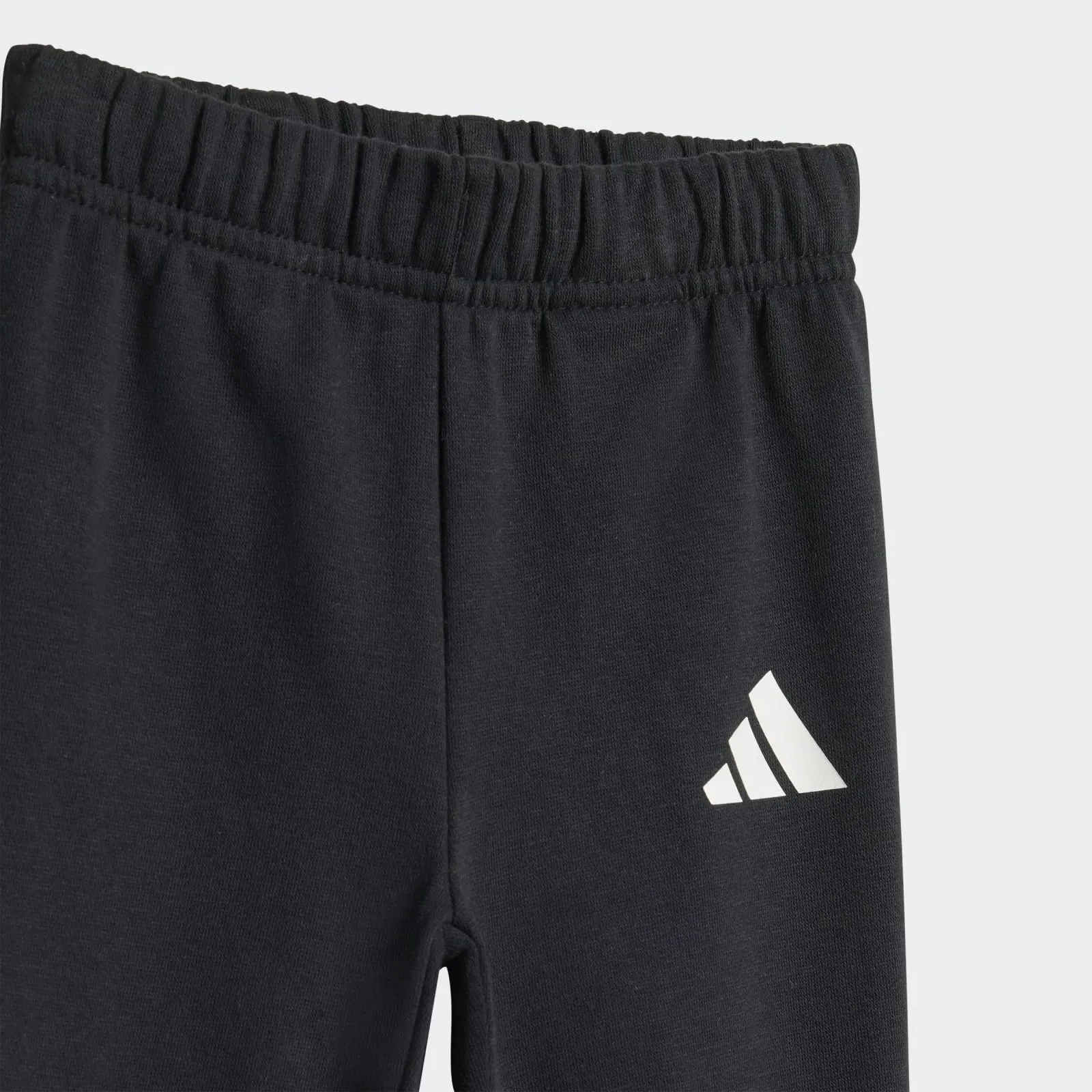 adidas Bimbi Big Logo Essentials Jogger Track Suit, Medium Grey Heather/White, 3-4 Years - immagine 6