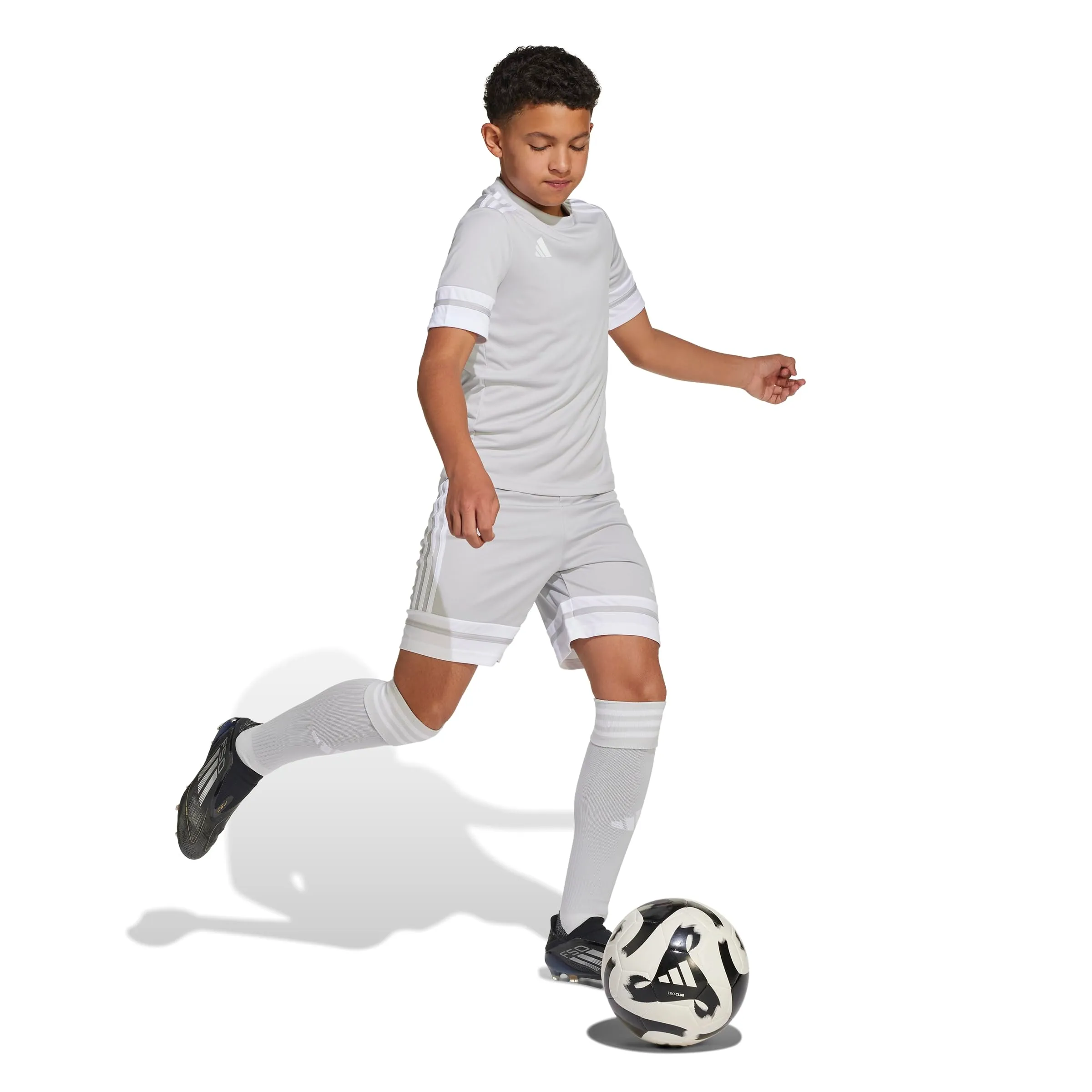 adidas Squadra 25 Shorts Kids - Team Light Grey/White - immagine 6