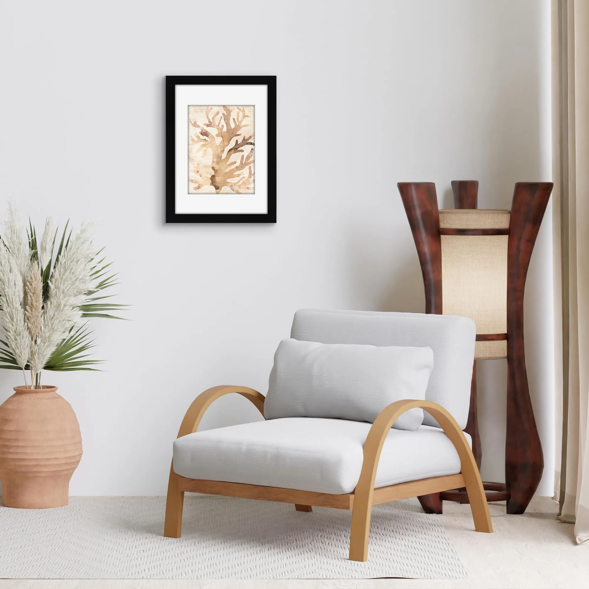 Americanflat Cornice in Legno MDF Nera 25x35 cm con Passepartout 18x24 cm - immagine 6