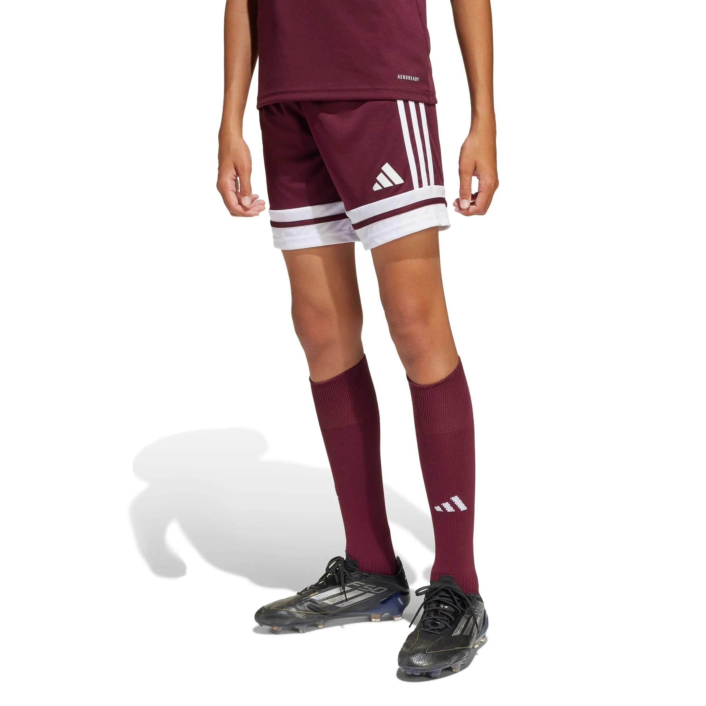 adidas Squadra 25 Shorts Kids, Team Maroon 2/White - immagine 2