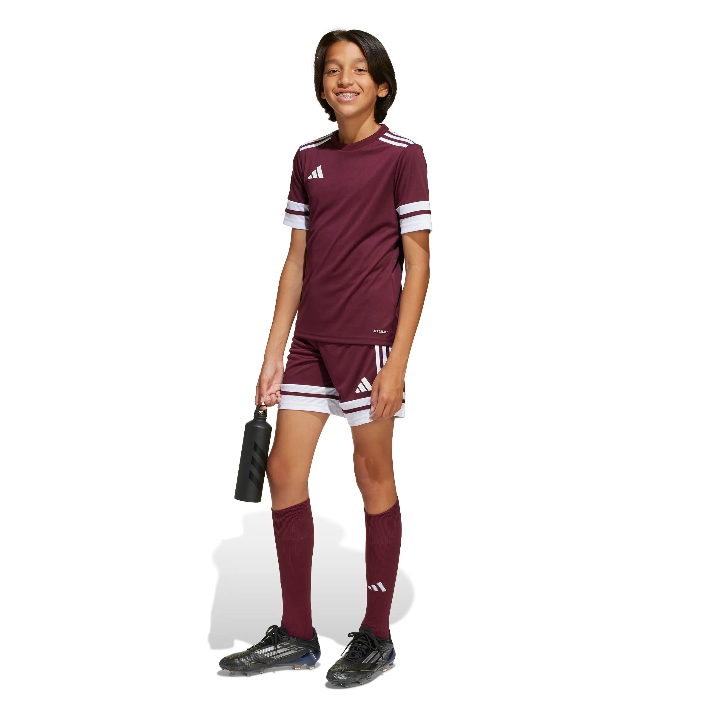 adidas Squadra 25 Shorts Kids, Team Maroon 2/White - immagine 6