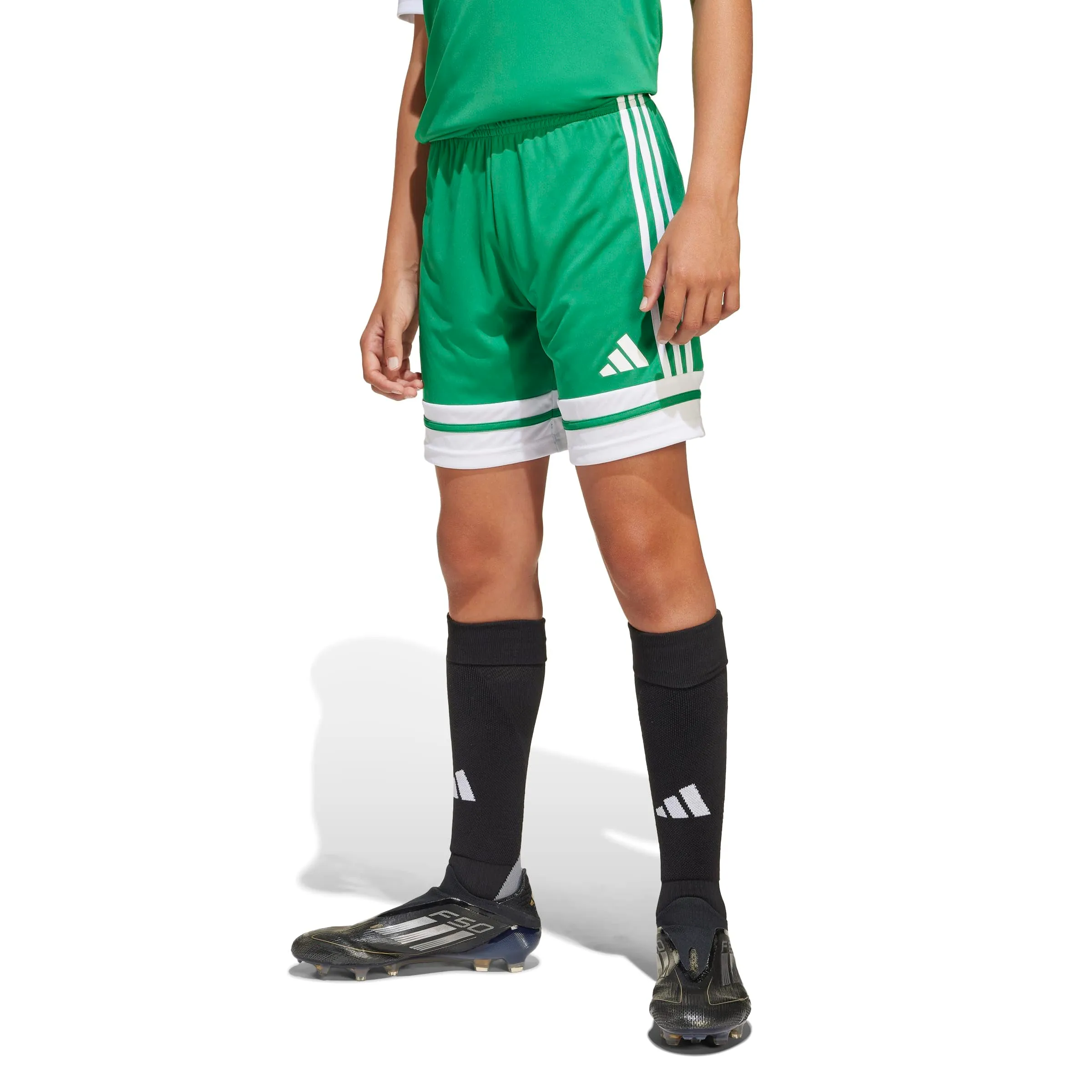 adidas Squadra 25 Shorts Kids 9-10 Years - Team Green/White - immagine 4