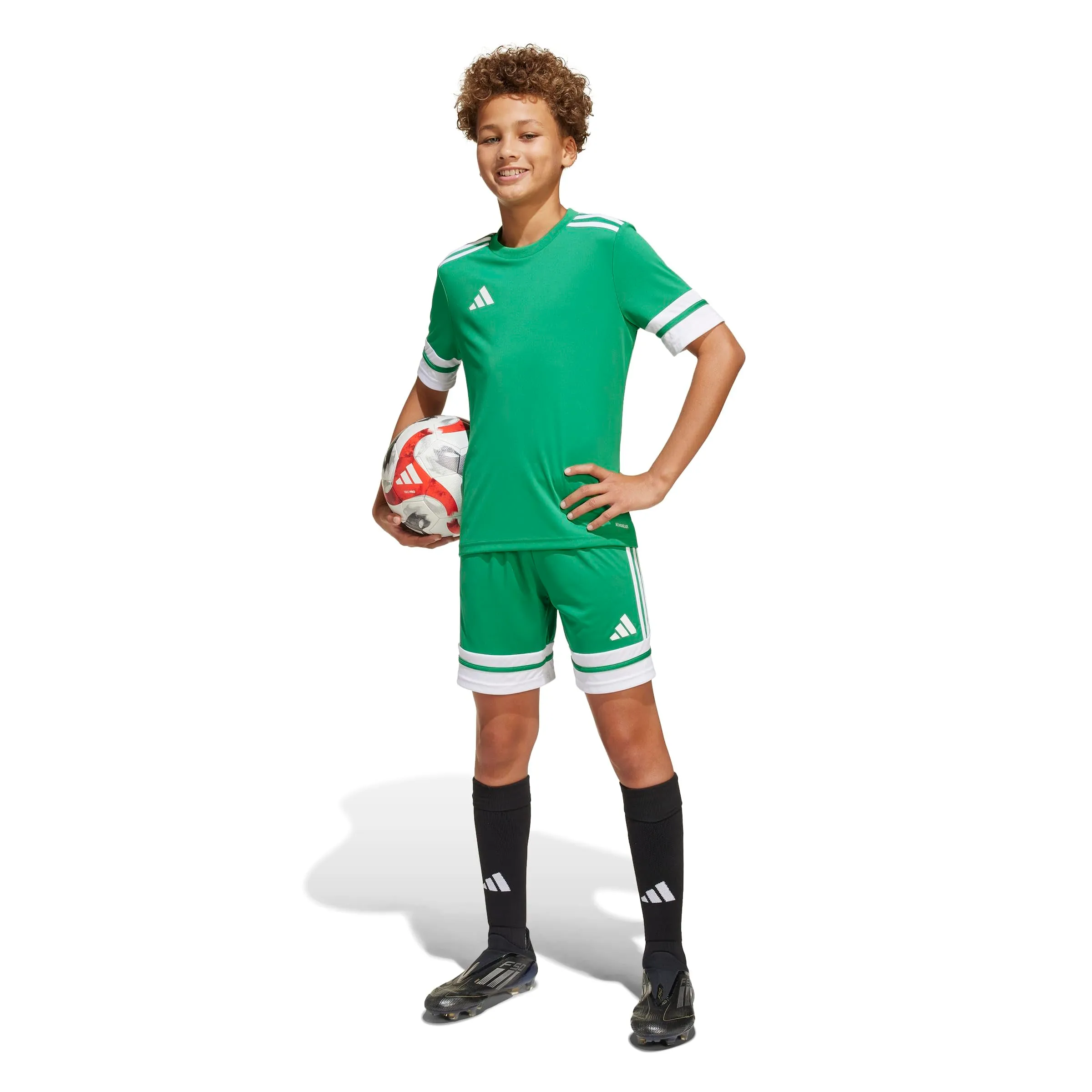 adidas Squadra 25 Shorts Kids, Team Green/White, JN7484 - immagine 7