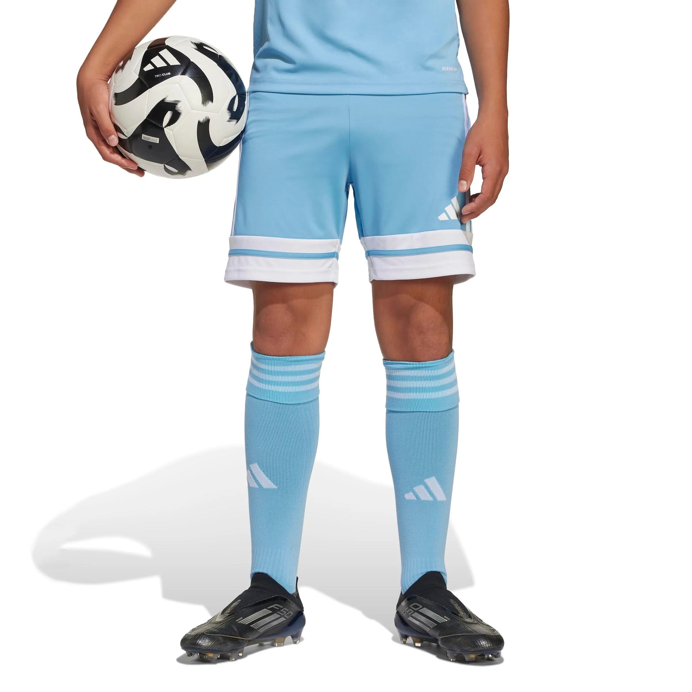 adidas Squadra 25 Shorts Kids - Team Light Blue/White - immagine 2