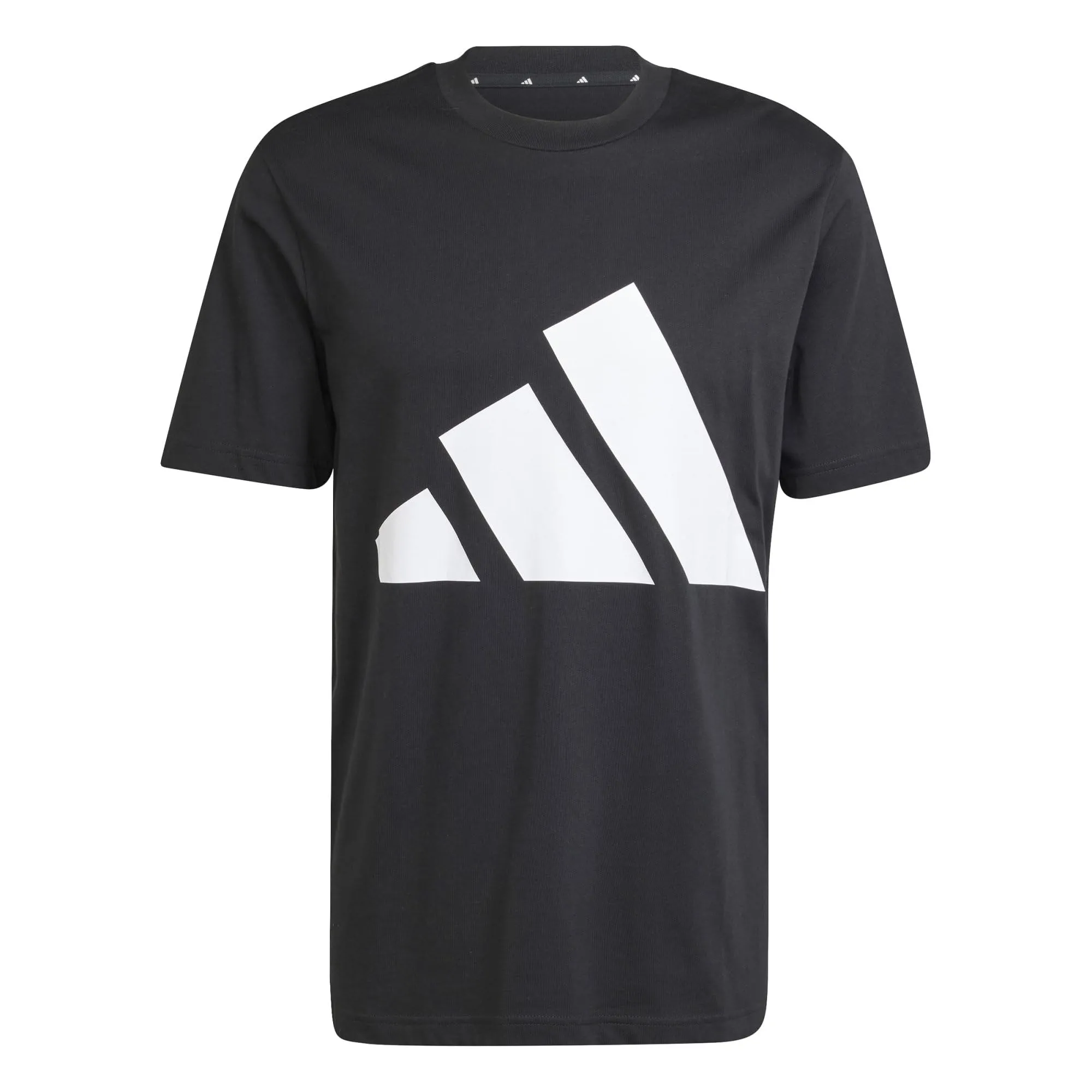 adidas Essentials Big Logo Single Jersey Shirt - Black/White, XS - immagine 1