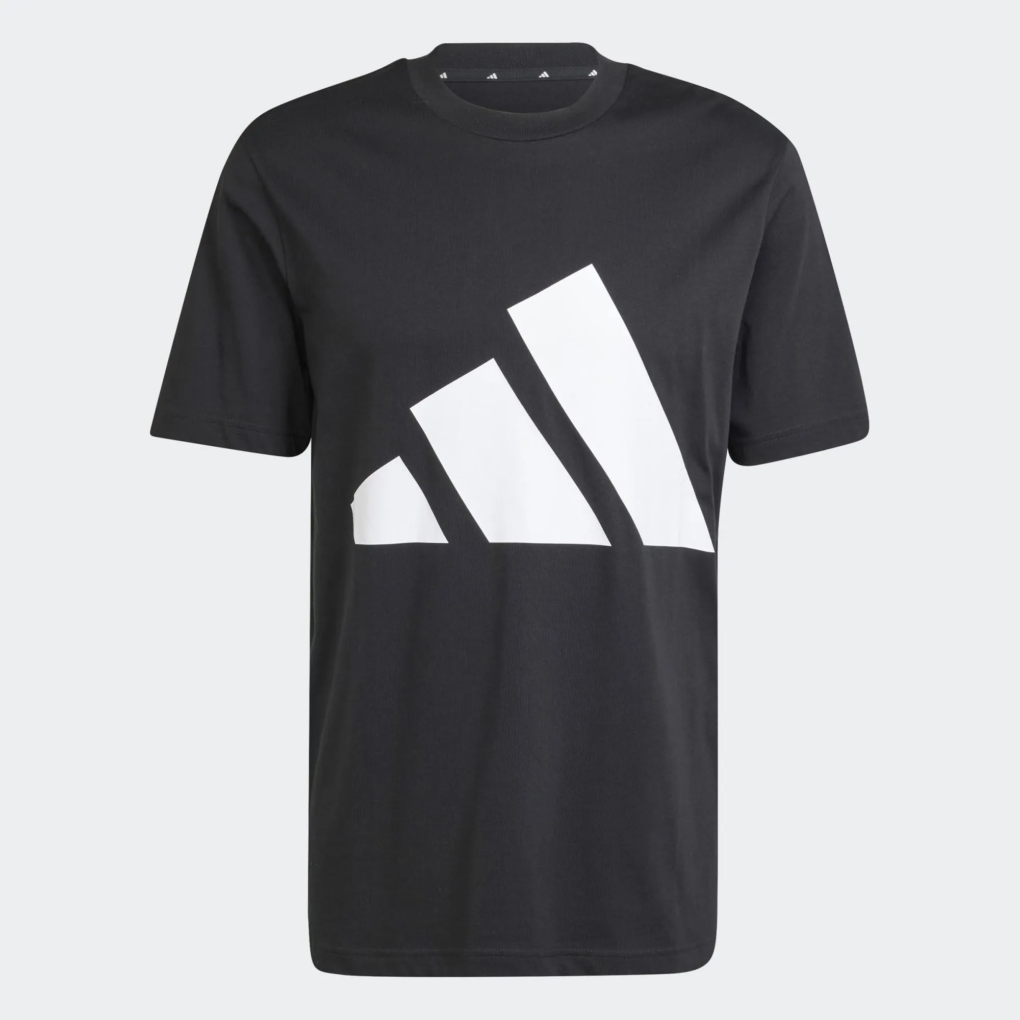 adidas Essentials Big Logo Single Jersey Shirt - Black/White, XS - immagine 4