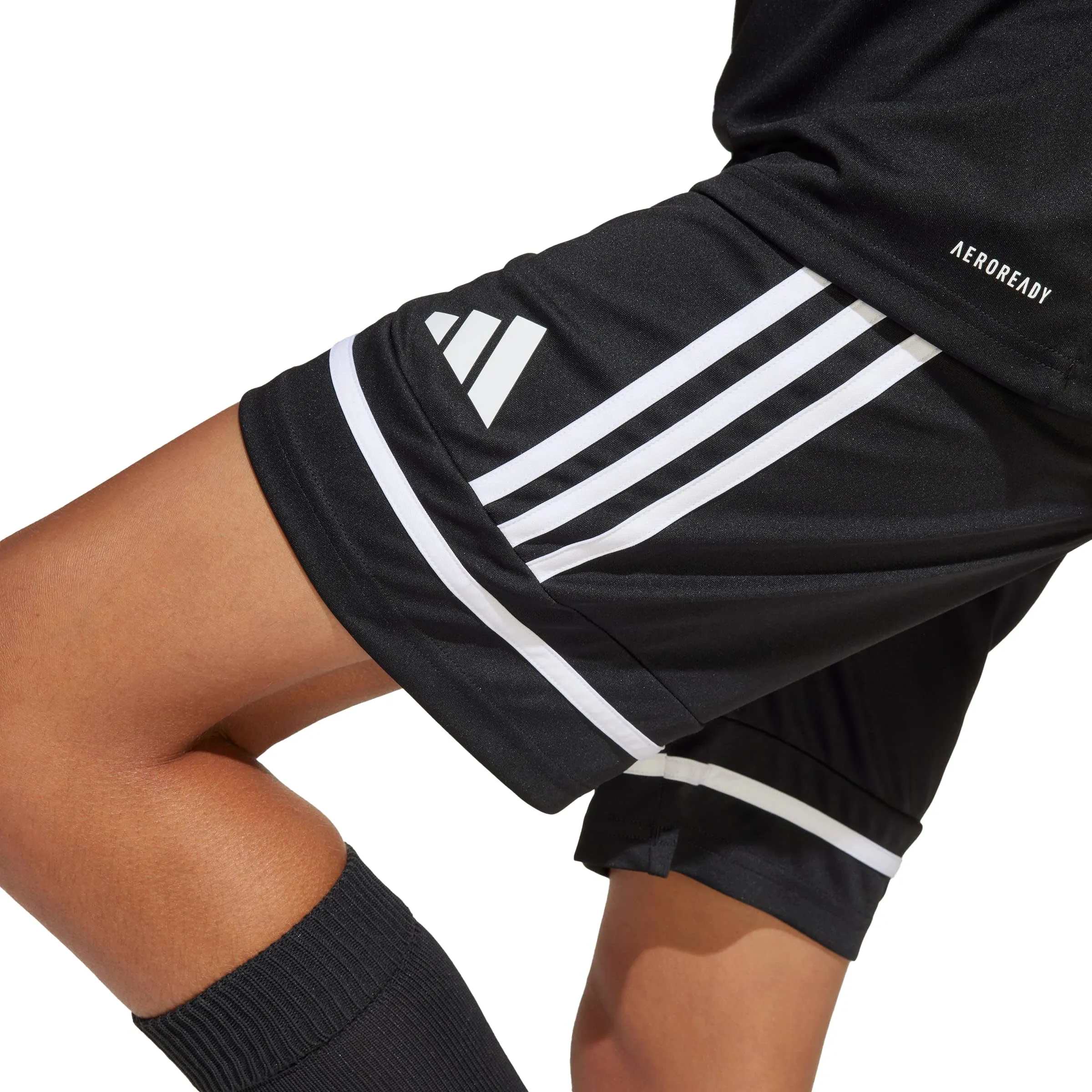 adidas Squadra 25 Kids Shorts, Black/Black/White, JN5459 - immagine 4