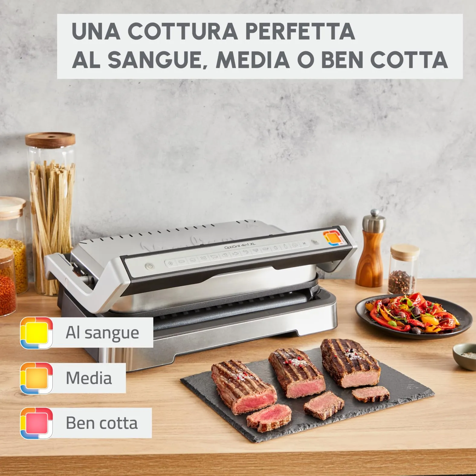 Moulinex Optigrill 4in1 XL Griglia Elettrica GI784D - immagine 2