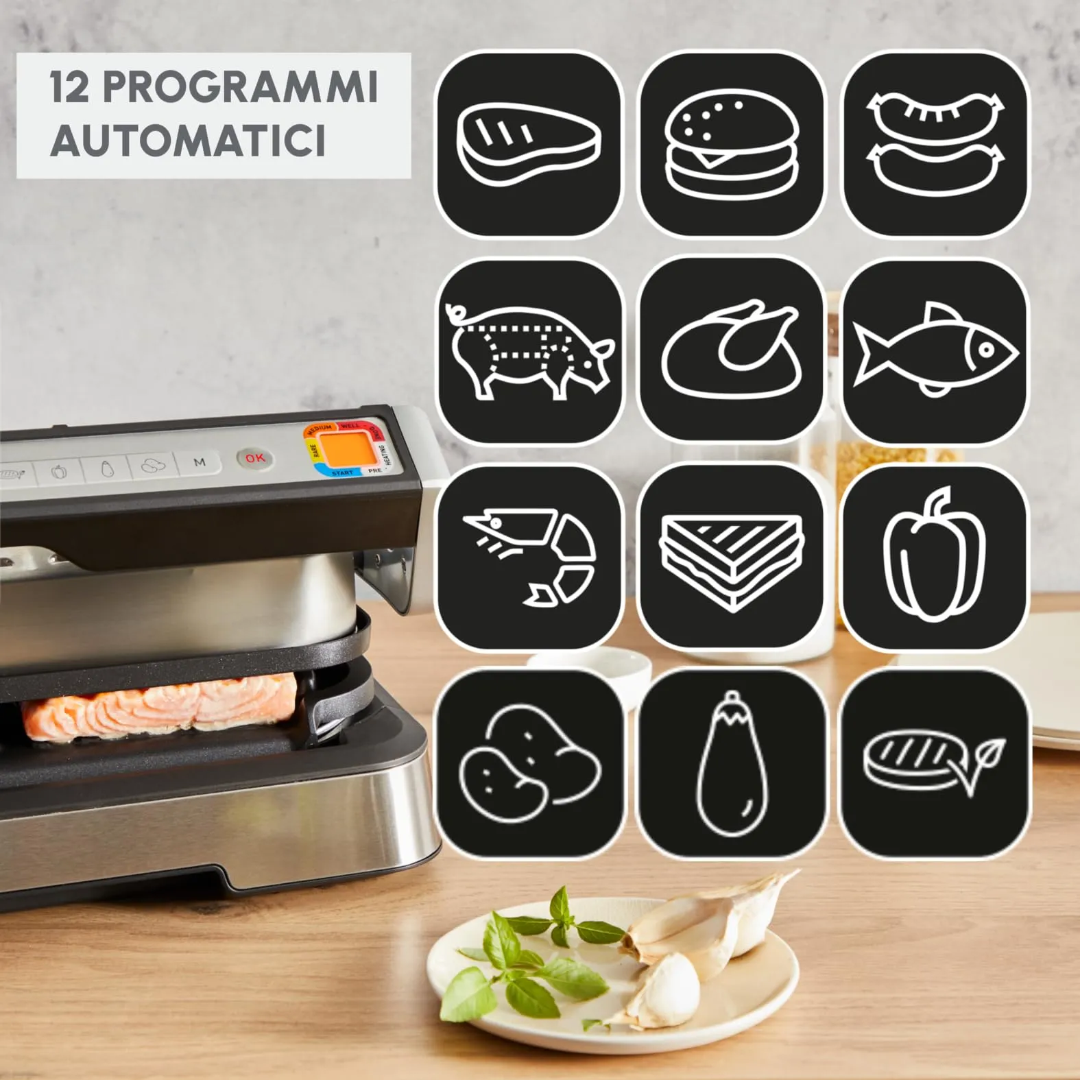 Moulinex Optigrill 4in1 XL Griglia Elettrica GI784D - immagine 3