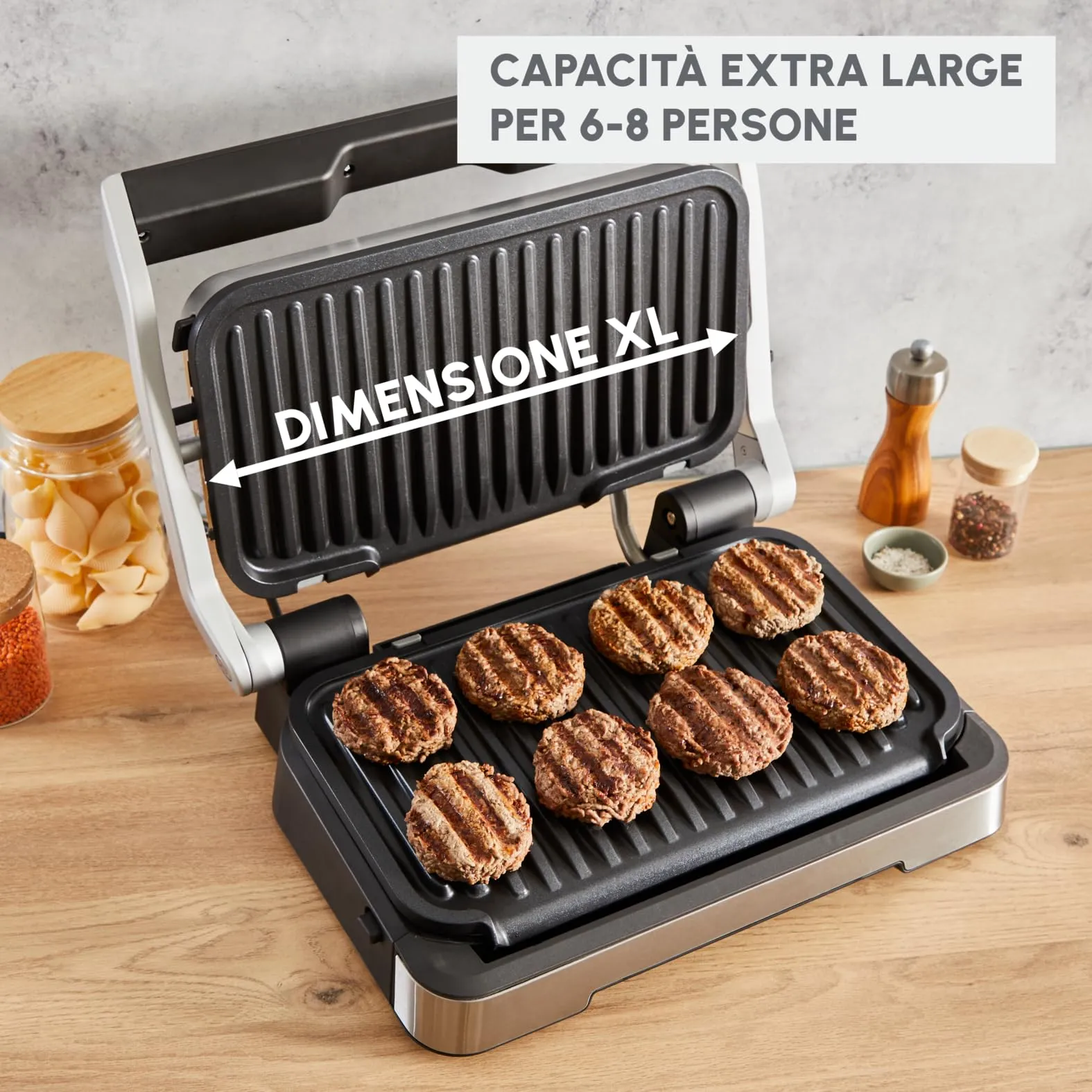 Moulinex Optigrill 4in1 XL Griglia Elettrica GI784D - immagine 5
