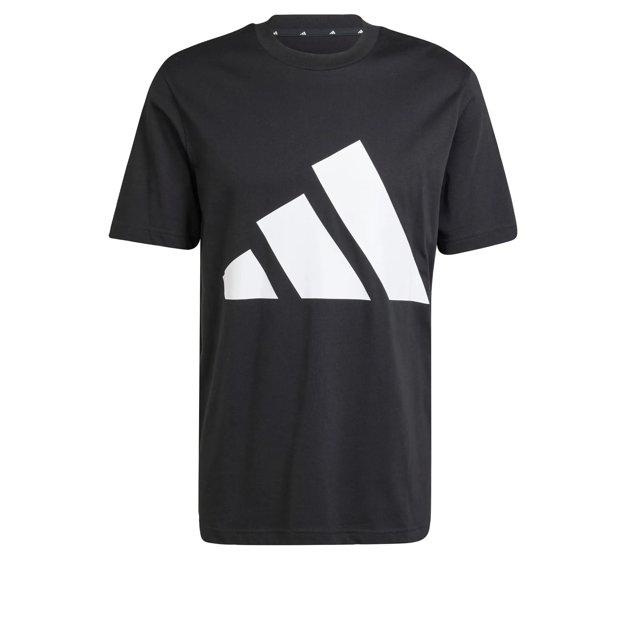 adidas Essentials Big Logo Single Jersey Shirt - Black/White, S - immagine 5