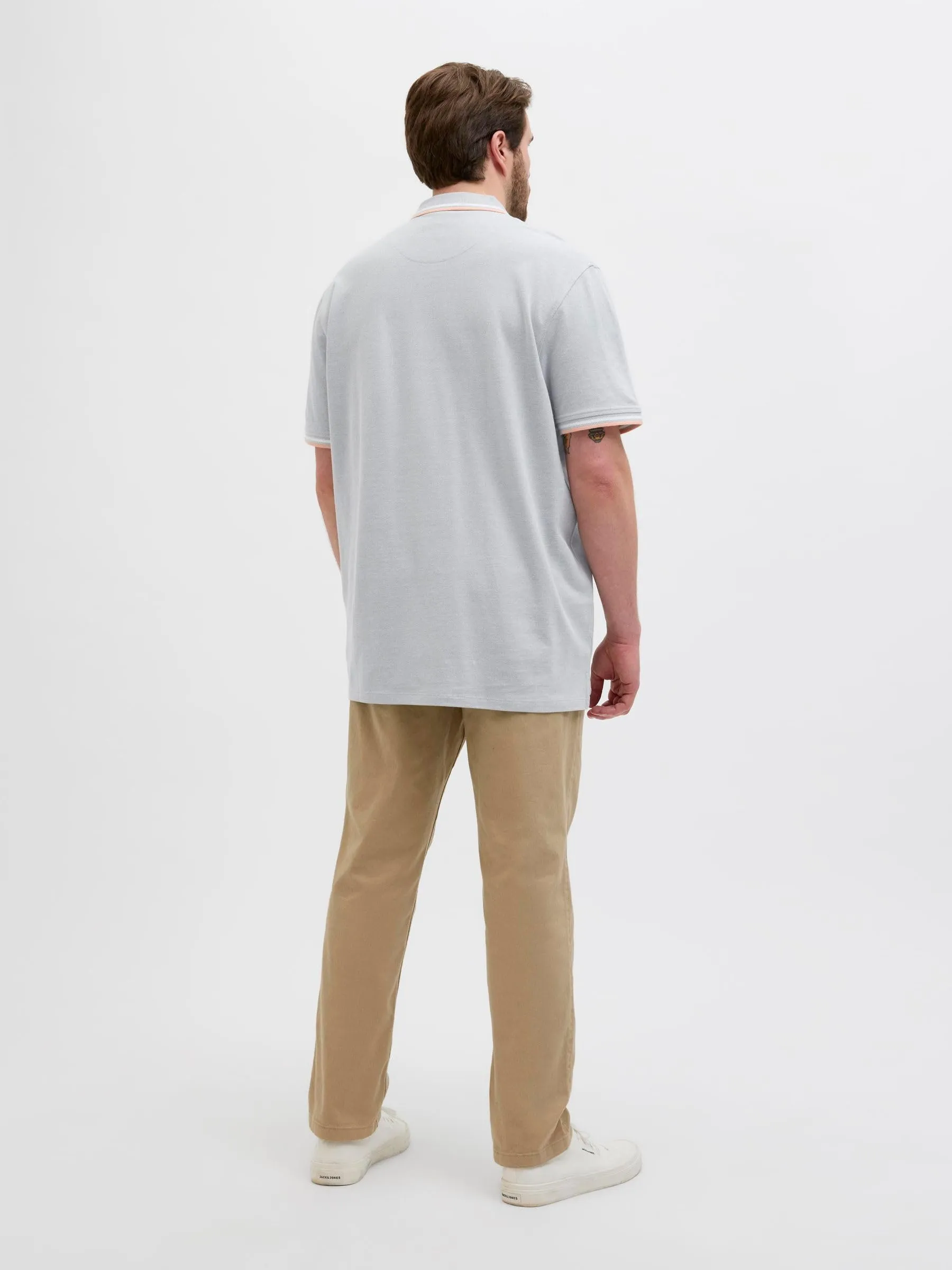 Jack & Jones Plus Size Polo Shirt, Iceberg Green, 3XL - immagine 4