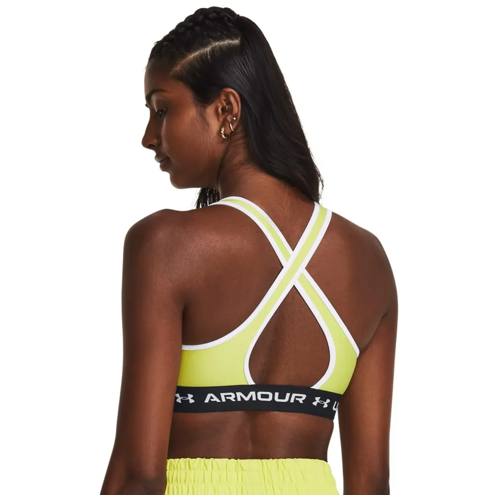 Under Armour Reggiseno Sportivo Donna Crossback Mid Impact, XS - immagine 2