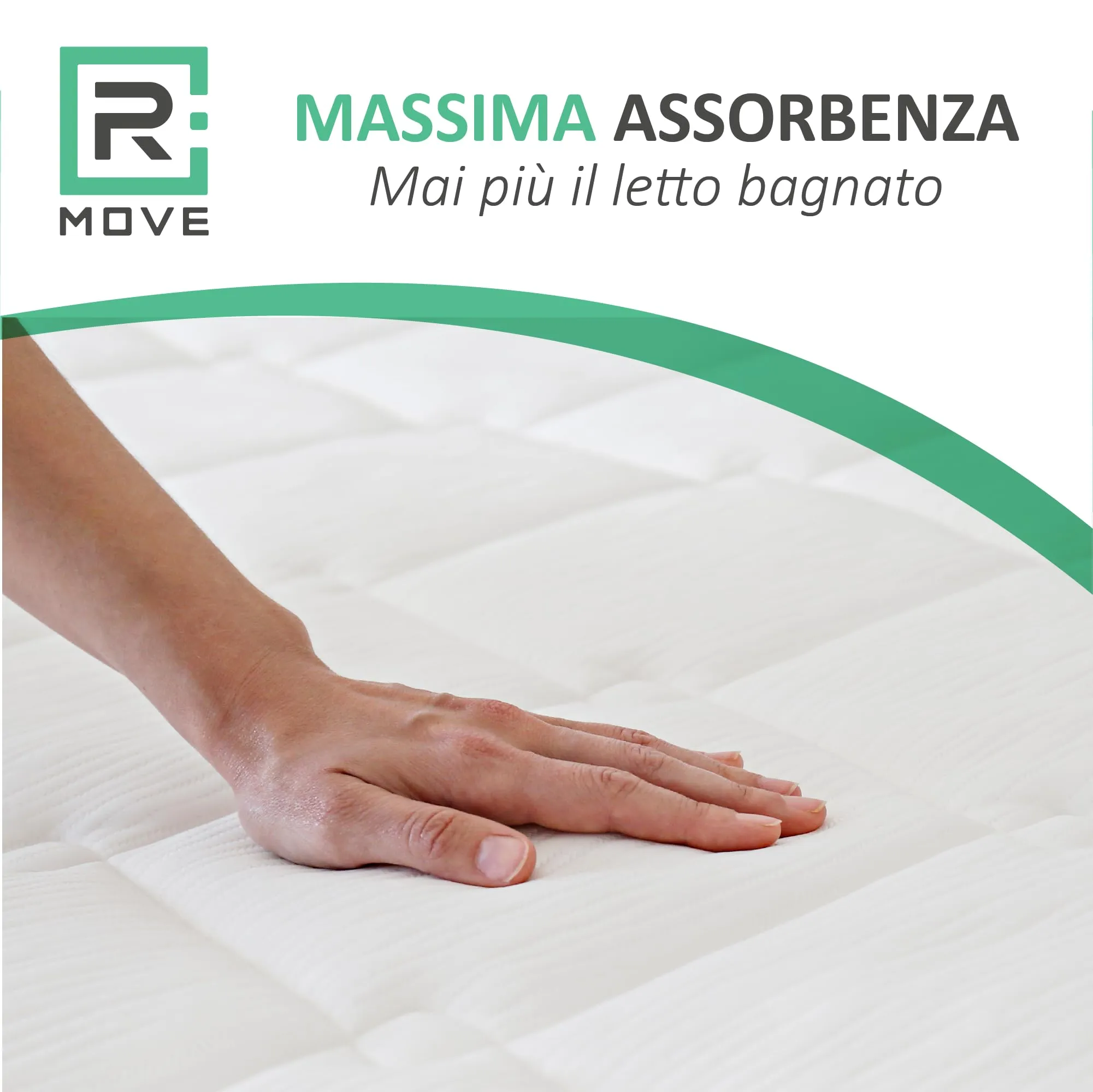 R MOVE Traverse Letto 60x90 cm per Bambini ed Anziani, Confezione da 240 pezzi - immagine 5