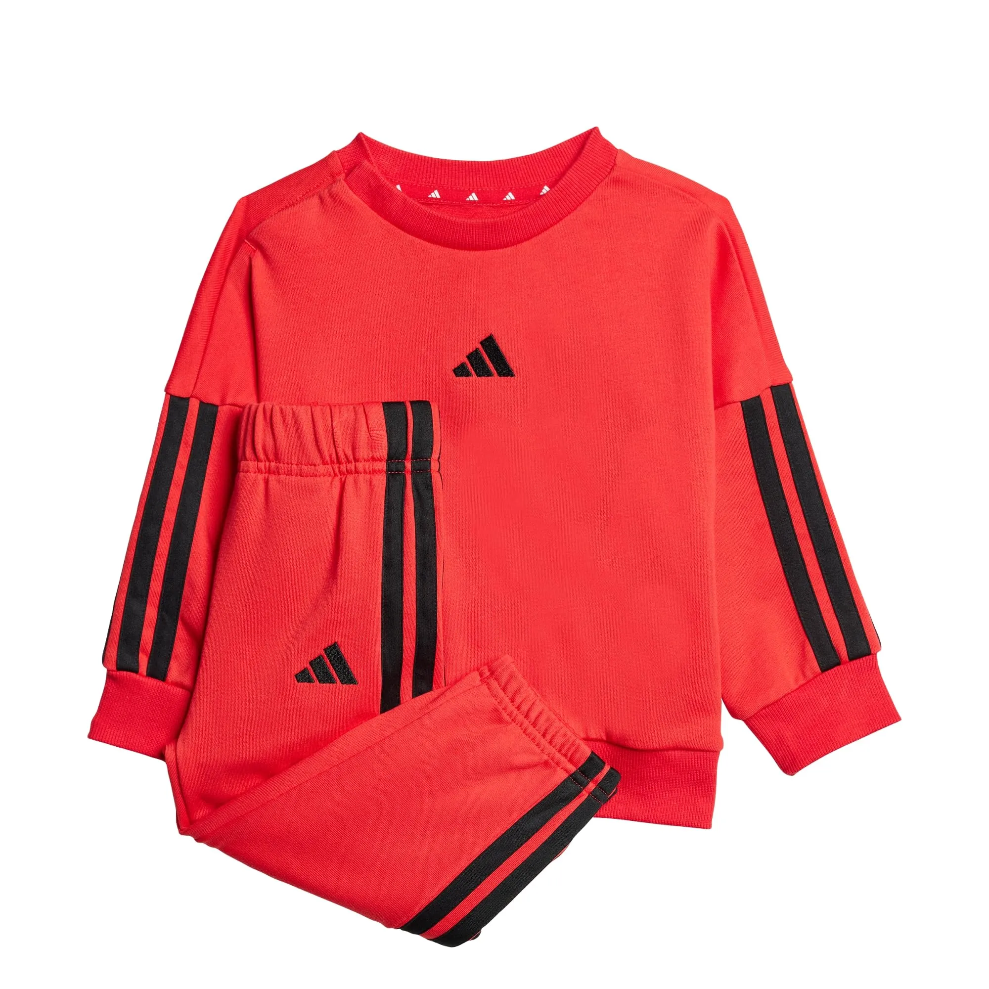 adidas Bimbi 0-24 Essentials Jogger, Pure Ruby/Black, 9-12 Months - immagine 1