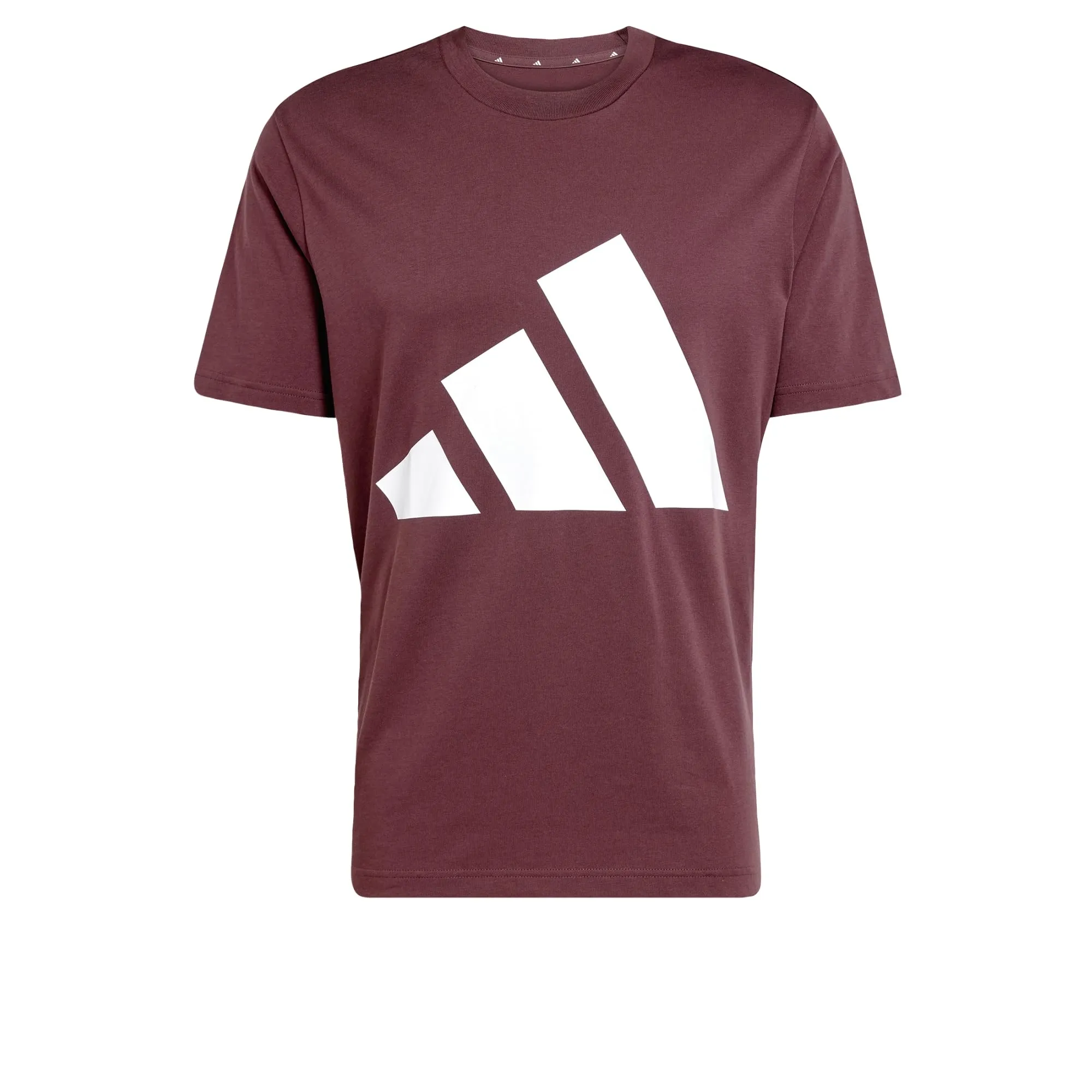 adidas Essentials Big Logo Single Jersey Tee - Aurora Ruby/White, S - immagine 1