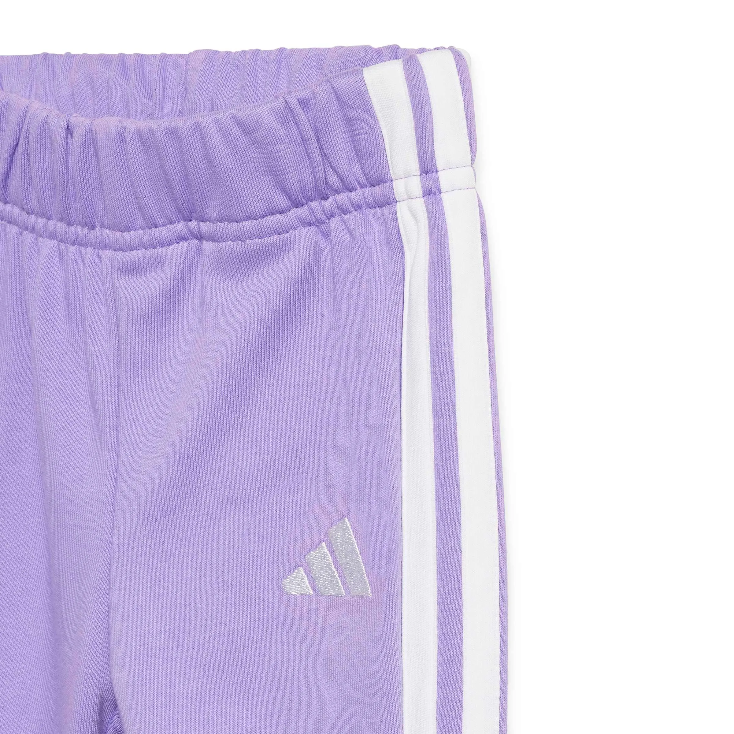 adidas Bimbi 0-24 Essentials Jogger Track Suit, Clear Pink/White/Lavender, 0-3 Months - immagine 5