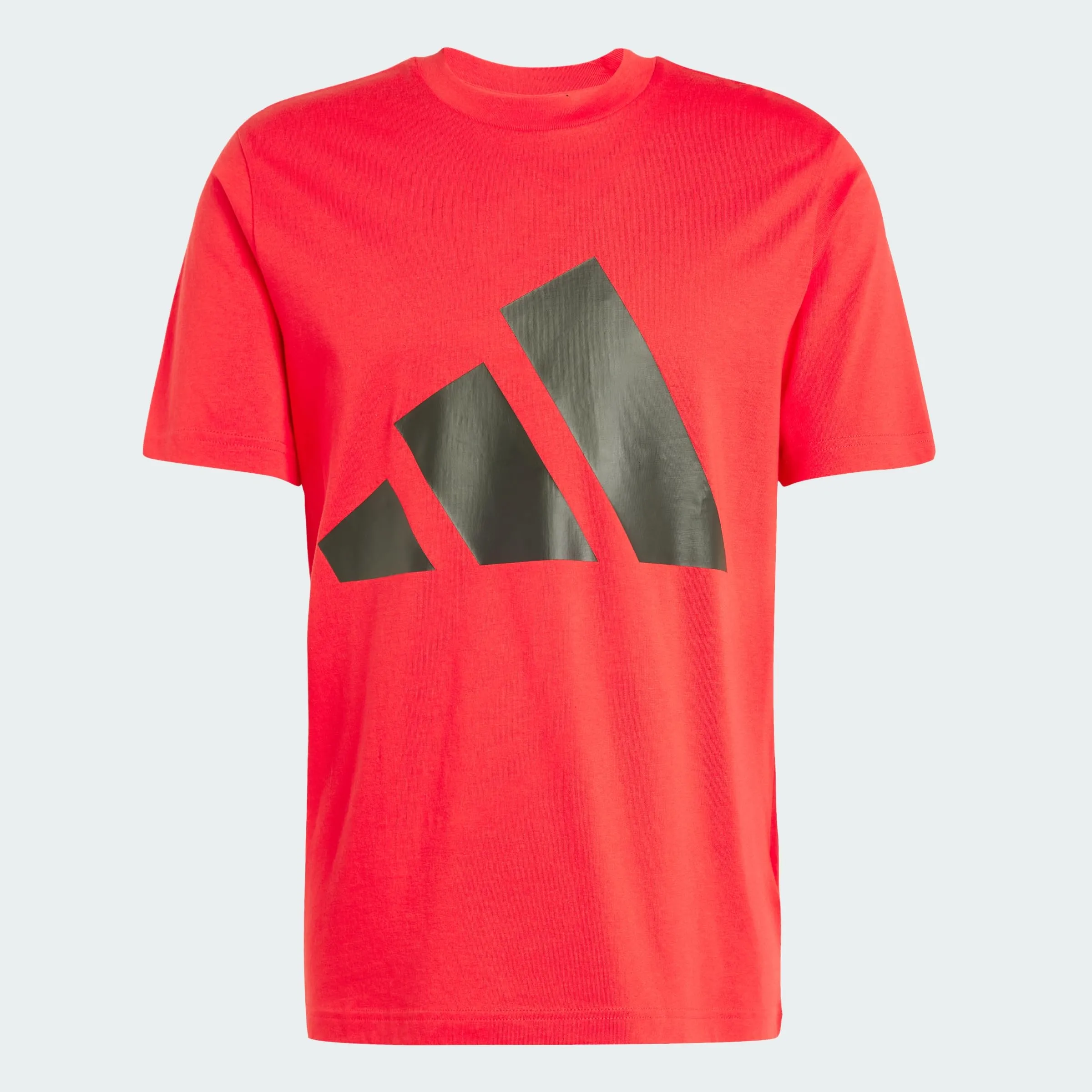 adidas Essentials Big Logo Single Jersey Shirt - Pure Ruby/Black, XL - immagine 6